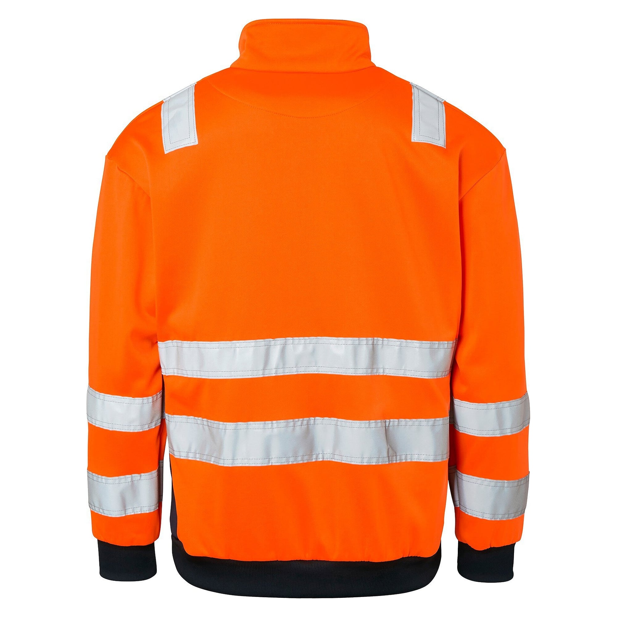 High-visibility half-zip sweatshirt 136, EN ISO 20471 class 3, orange/navy - Top Swede 1000703991