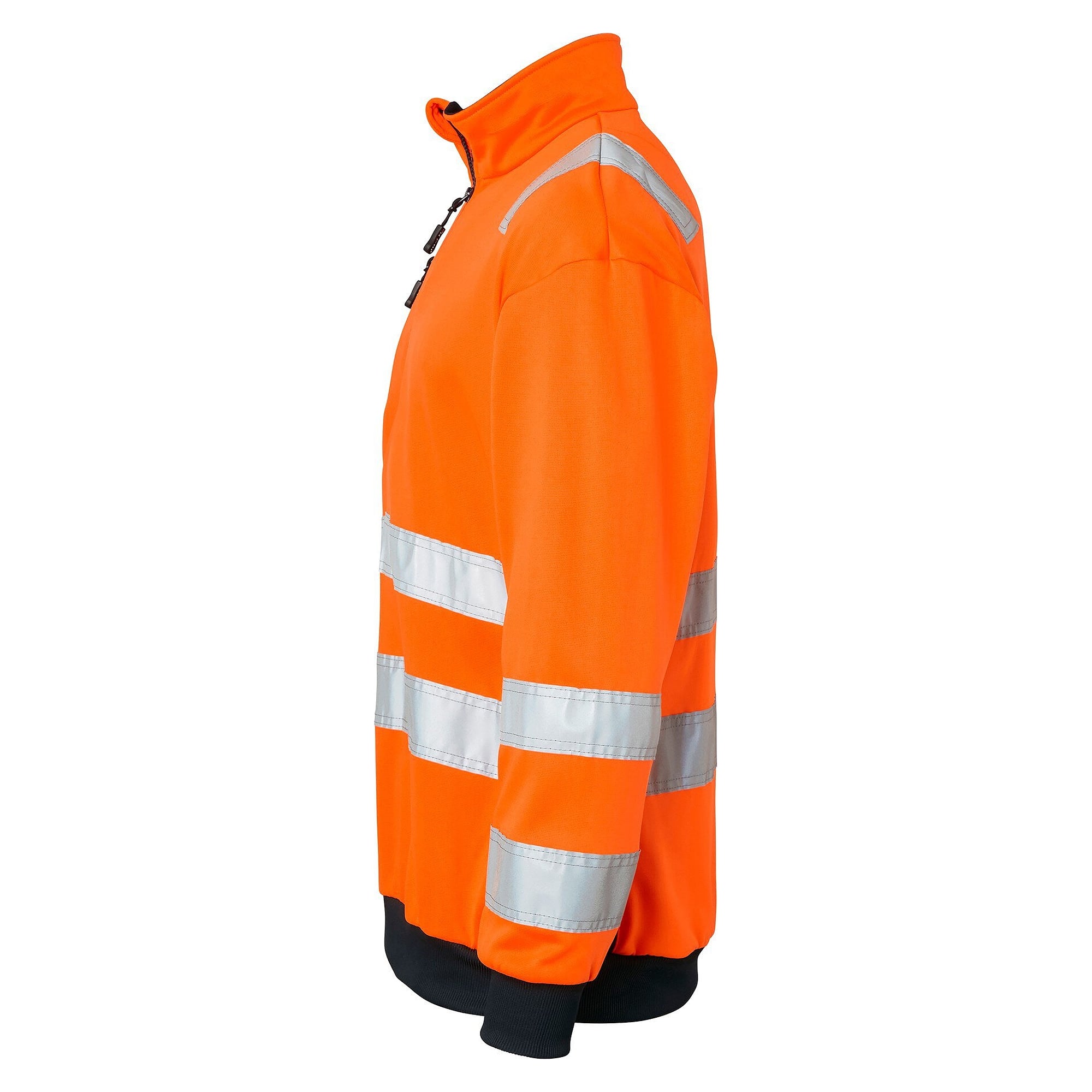 High-visibility half-zip sweatshirt 136, EN ISO 20471 class 3, orange/navy - Top Swede 1000703991