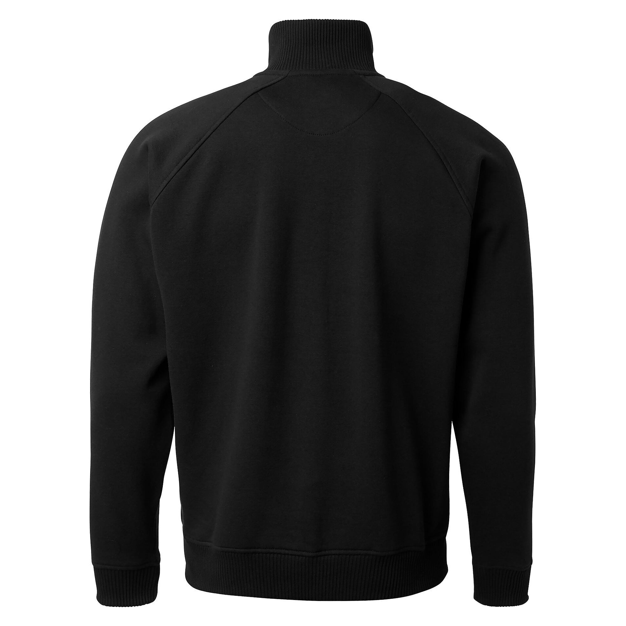 Veste sweat 148 à col, zip intégral et poches latérales, unisexe, noir - Top Swede 1000709001