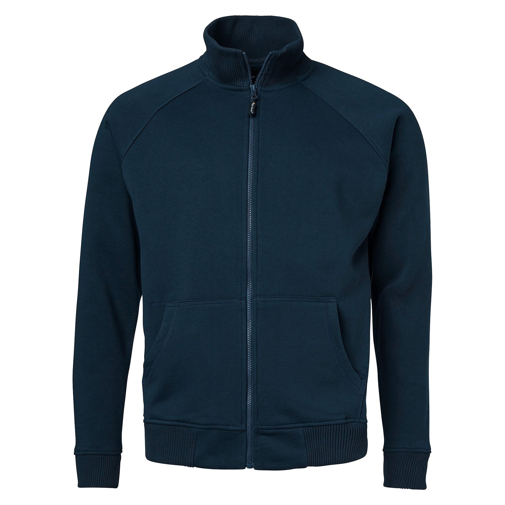 Veste sweat 148 à col, zip intégral et poches latérales, unisexe, bleu marine - Top Swede 1000709403