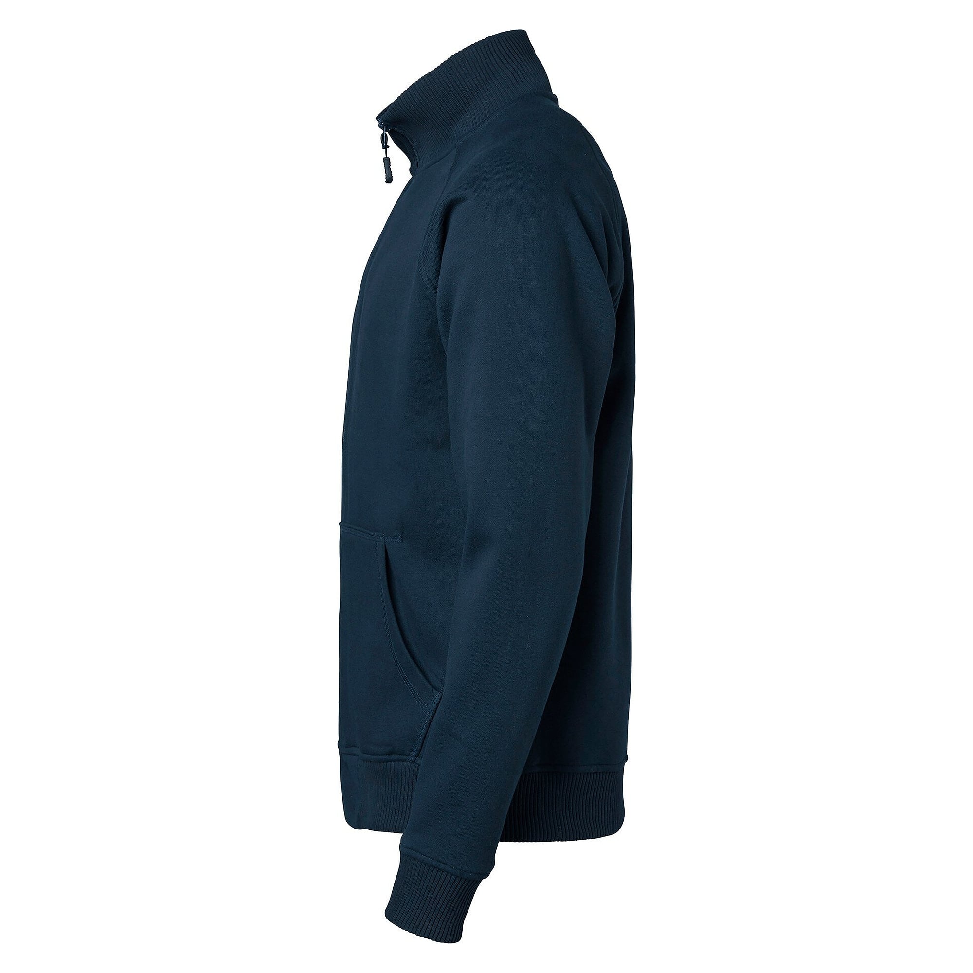 Veste sweat 148 à col, zip intégral et poches latérales, unisexe, bleu marine - Top Swede 1000709403