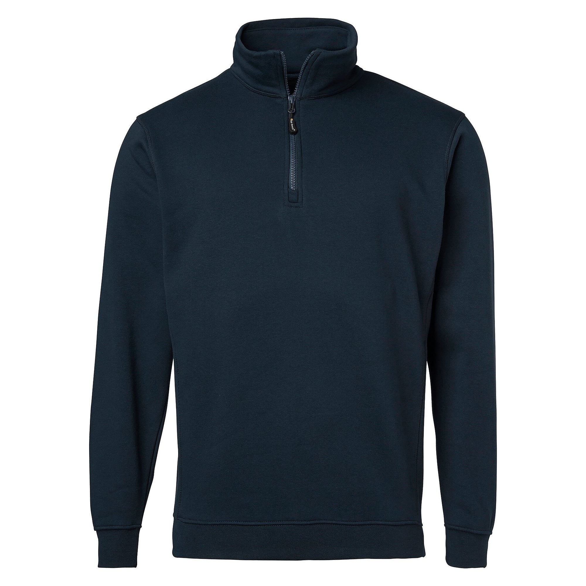 Half-Zip-Sweatshirt 149 mit hohem Baumwollanteil und Bündchen, unisex, navyblau - Top Swede 1000710403