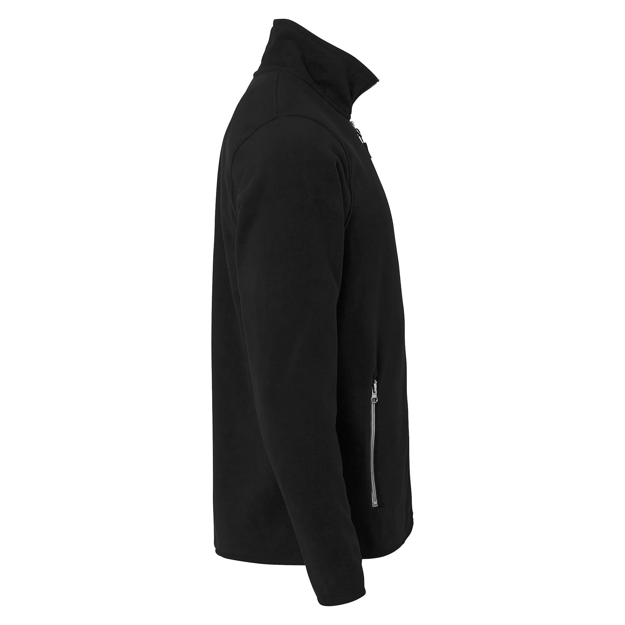 Veste polaire unisexe 154 avec fermeture éclair intégrale et poches zippées, noir - Top Swede 1000718001