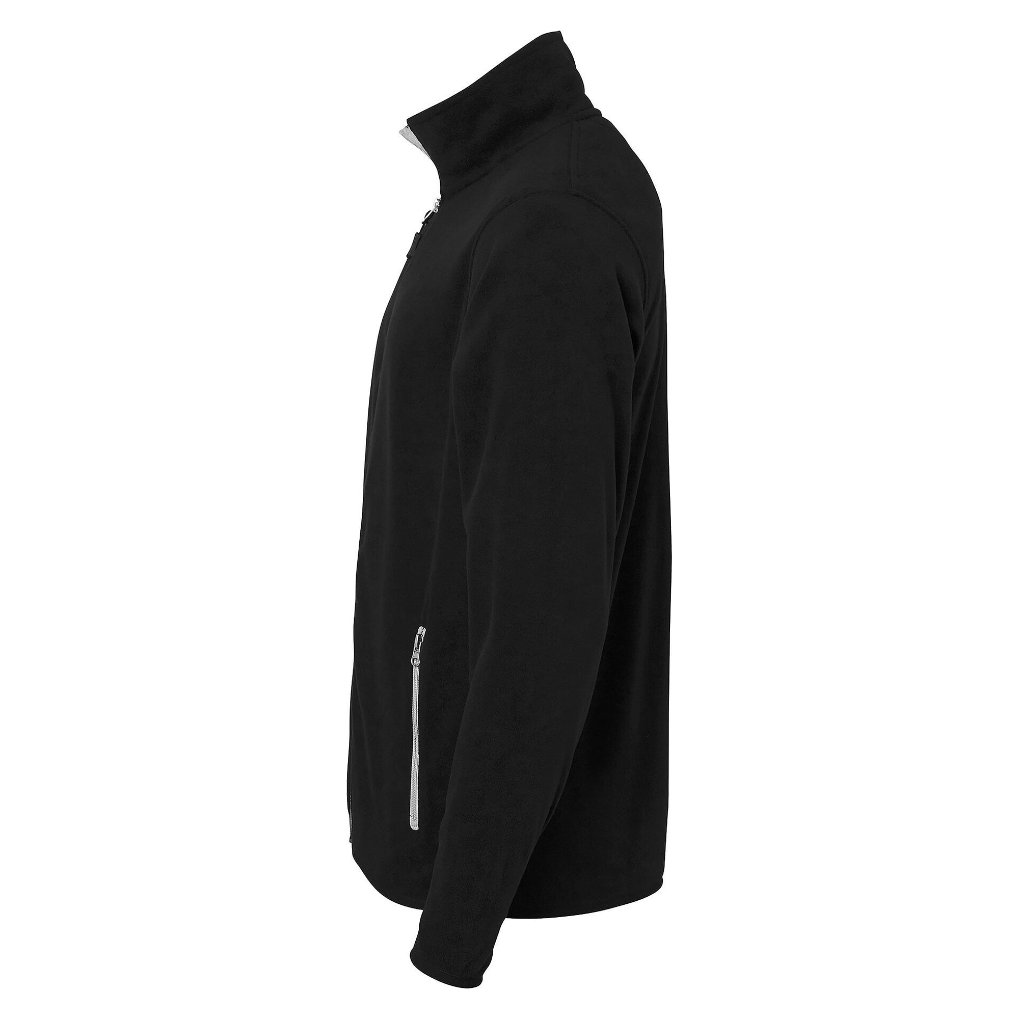 Veste polaire unisexe 154 avec fermeture éclair intégrale et poches zippées, noir - Top Swede 1000718001