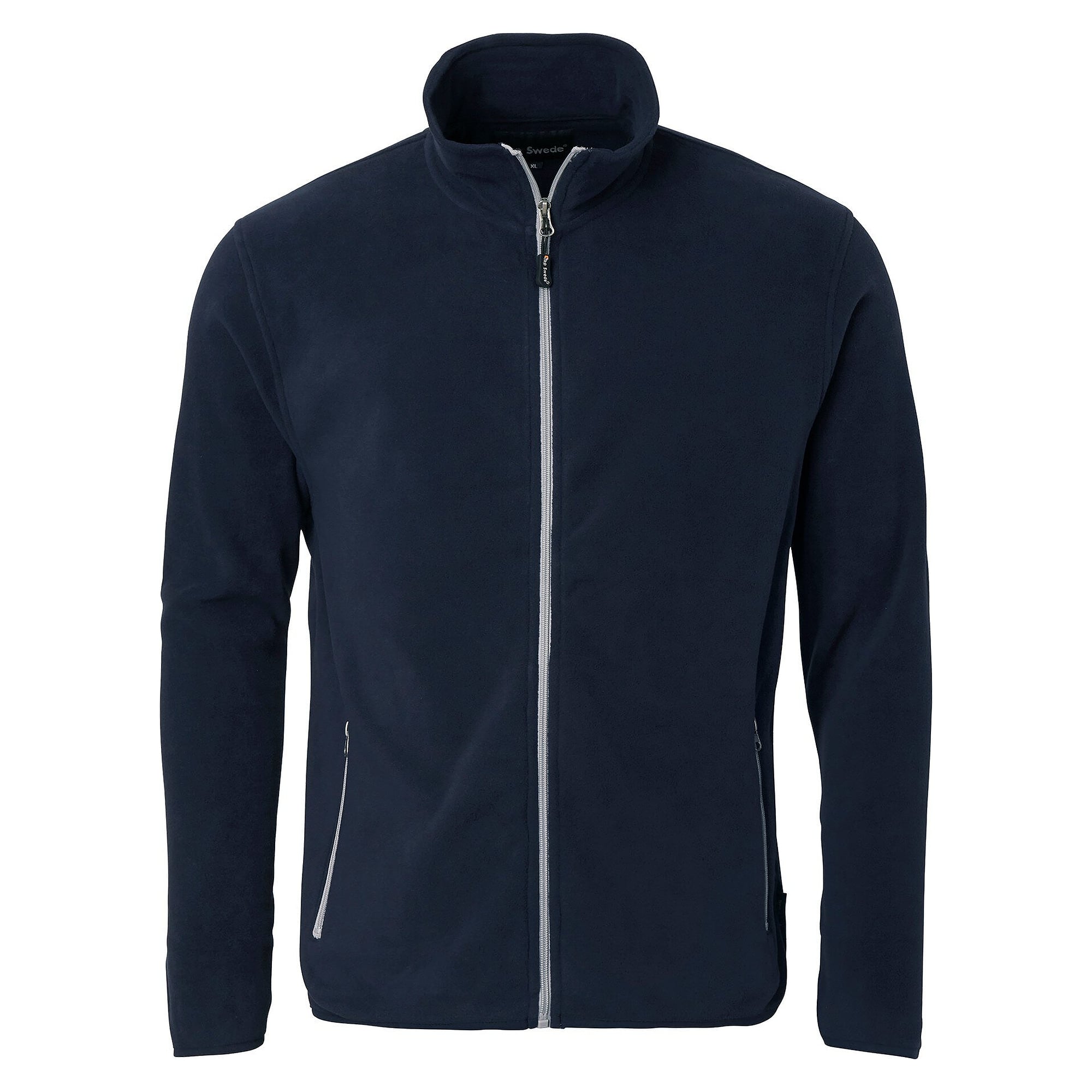 Veste polaire unisexe 154 avec fermeture éclair intégrale et poches zippées, bleu marine - Top Swede 1000718403