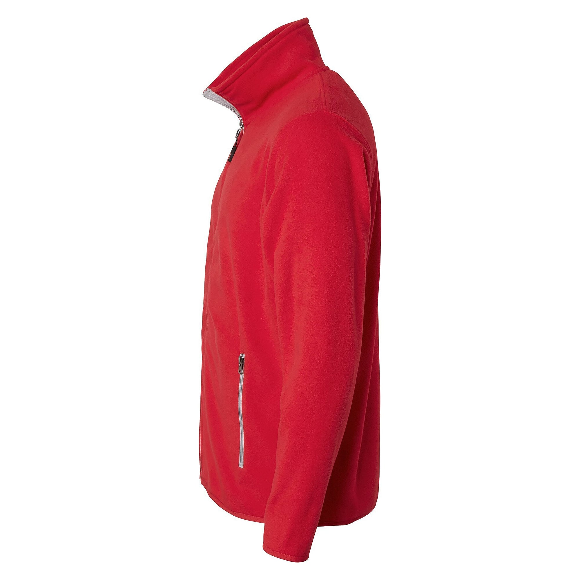 Veste polaire unisexe 154 avec fermeture éclair intégrale et poches zippées, rouge - Top Swede 1000718607