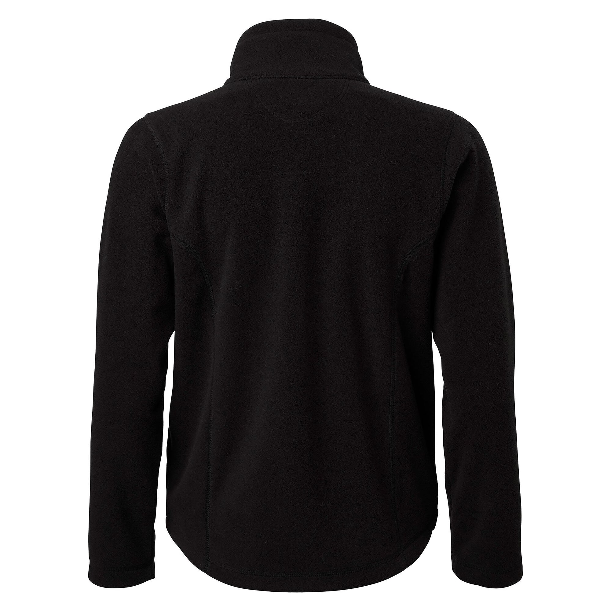 Veste polaire femme 1642 cintrée avec protège-menton et poches zippées, noire - Top Swede 1000719001