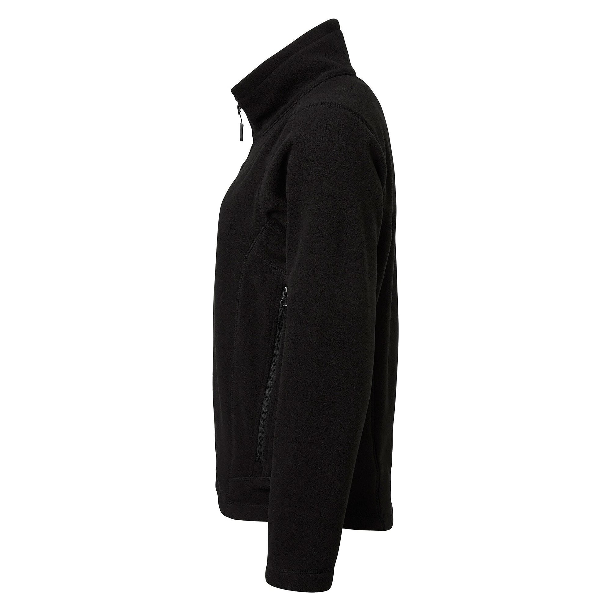 Veste polaire femme 1642 cintrée avec protège-menton et poches zippées, noire - Top Swede 1000719001
