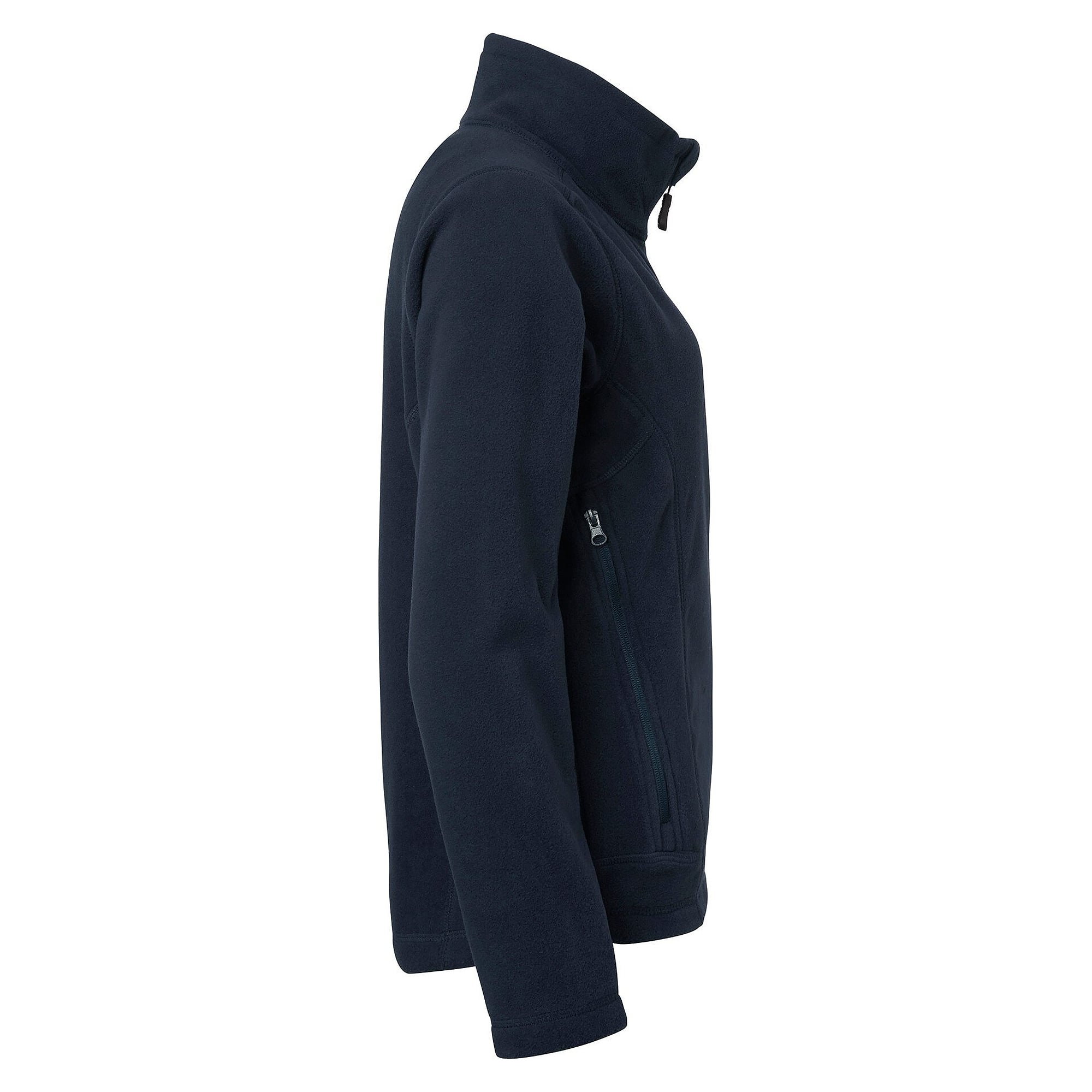 Veste polaire femme 1642 cintrée avec protège-menton et poches zippées, bleu marine - Top Swede 1000719403