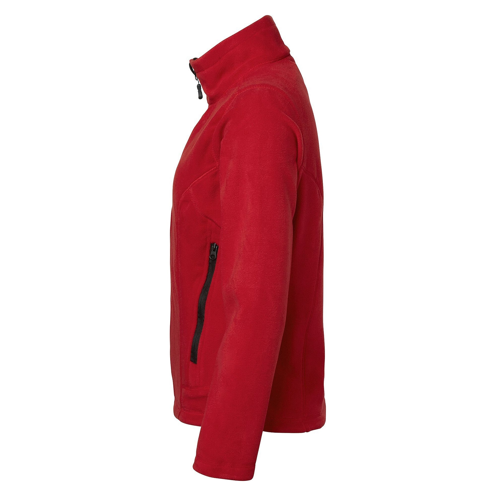 Veste polaire femme 1642 cintrée avec protège-menton et poches zippées, rouge - Top Swede 1000719607
