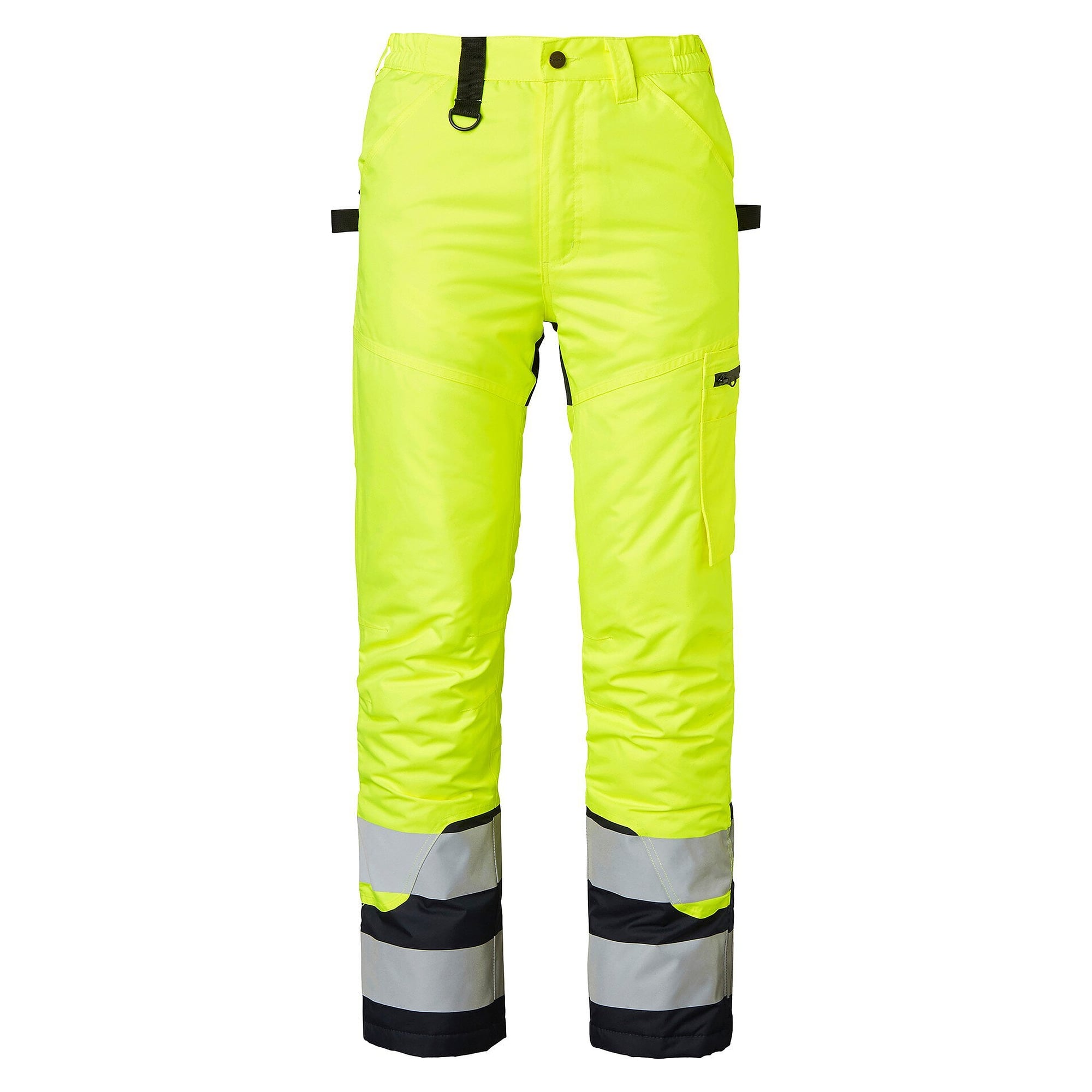 Warnschutz-Winterhose 165 gelb/navyblau, EN ISO 20471 Kl. 2, EN 342, EN 343, Knietaschen - Top Swede 1000722983