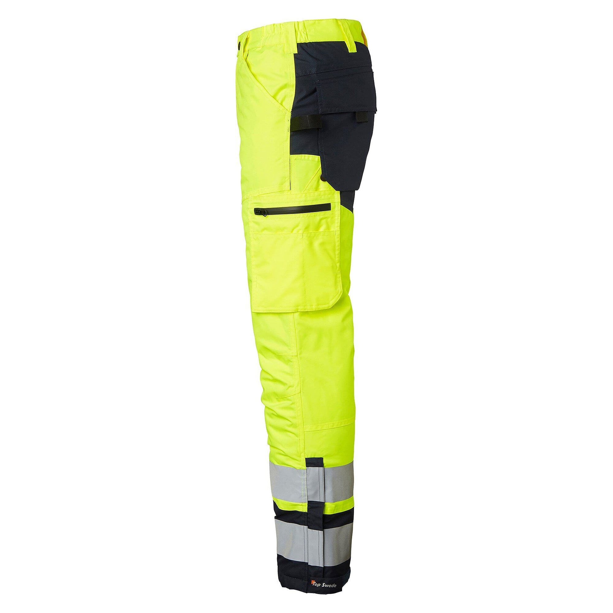 Pantalon d'hiver haute visibilité 165 jaune/marine, EN ISO 20471 cl. 2, EN 342, EN 343 - Top Swede 1000722983