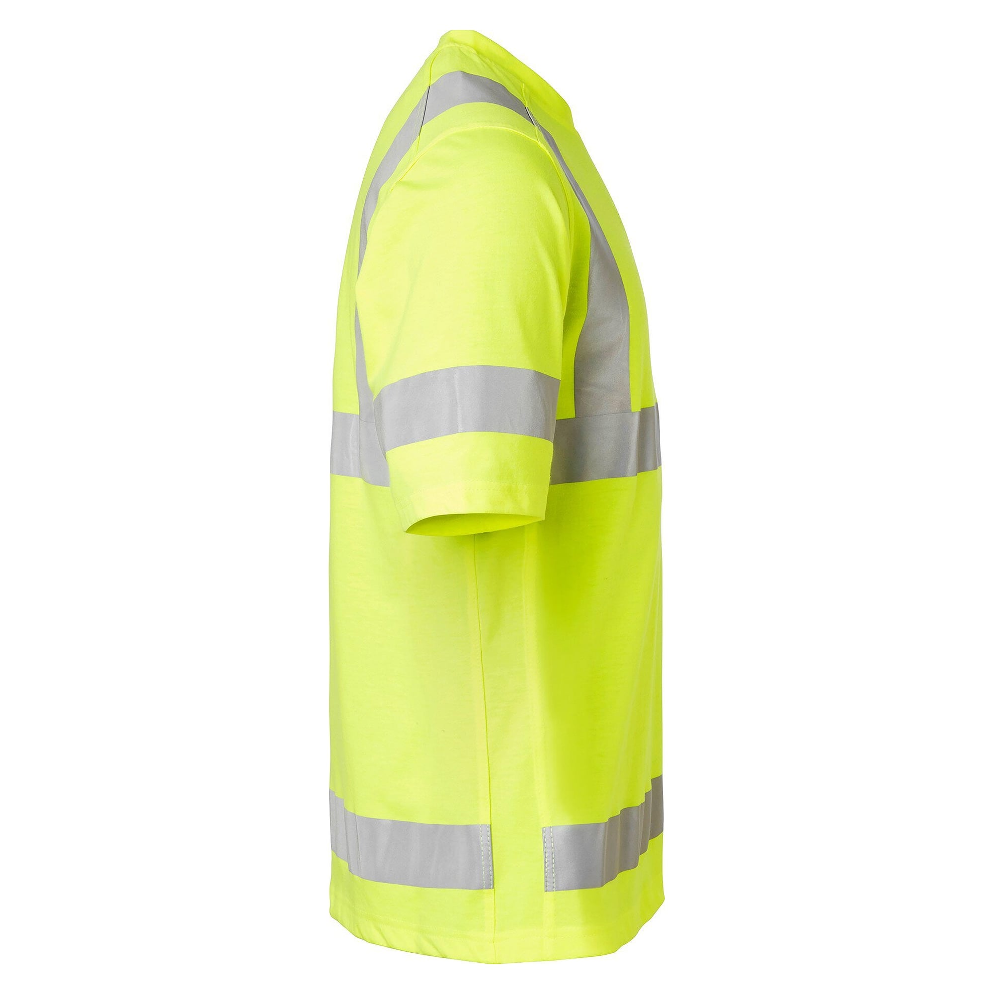 T-shirt haute visibilité 168 EN ISO 20471 classe 3 avec réflecteurs, jaune fluo - Top Swede 1000725712