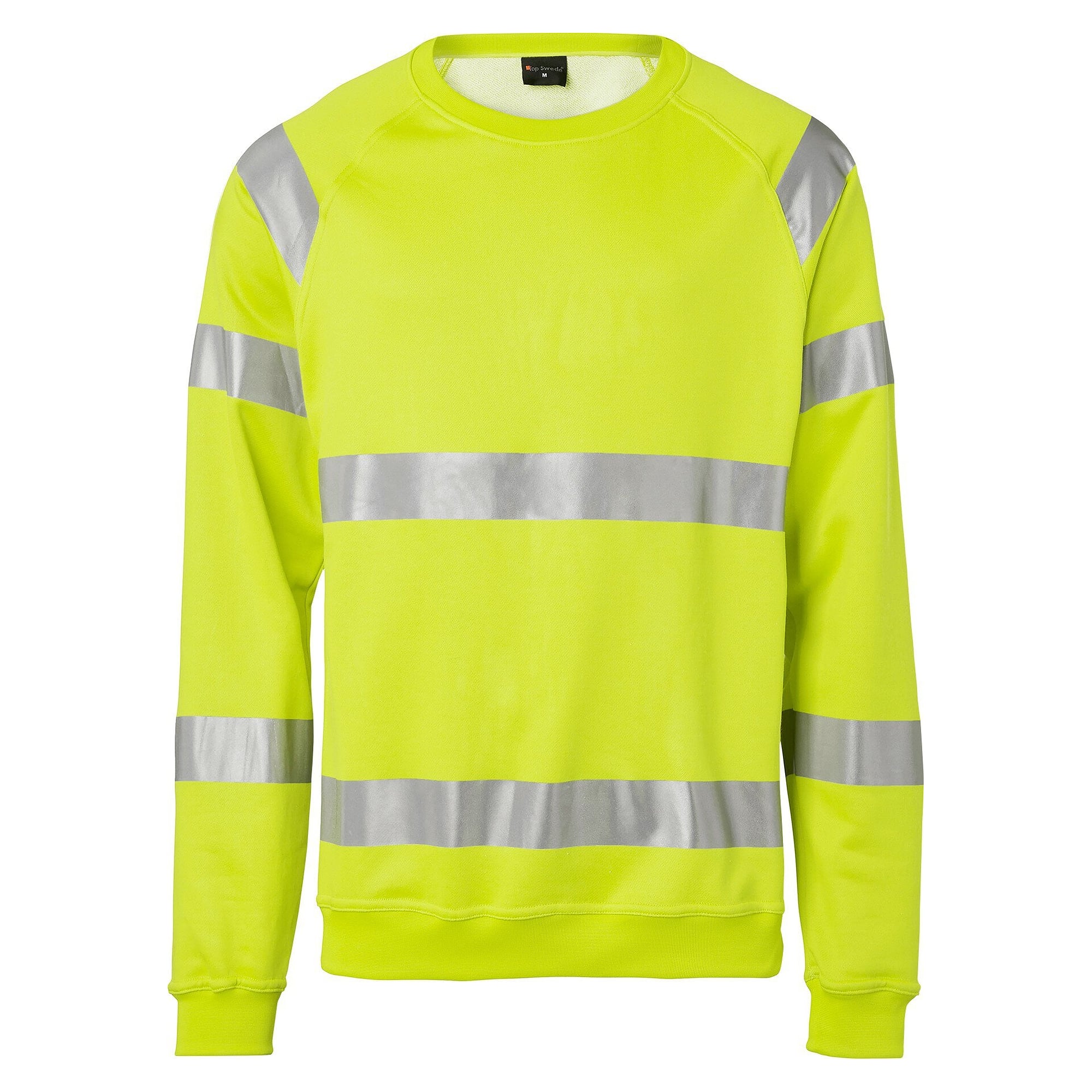 Warnschutz-Sweatshirt 169 mit Rundhals, EN ISO 20471, gelb - Top Swede 1000726712