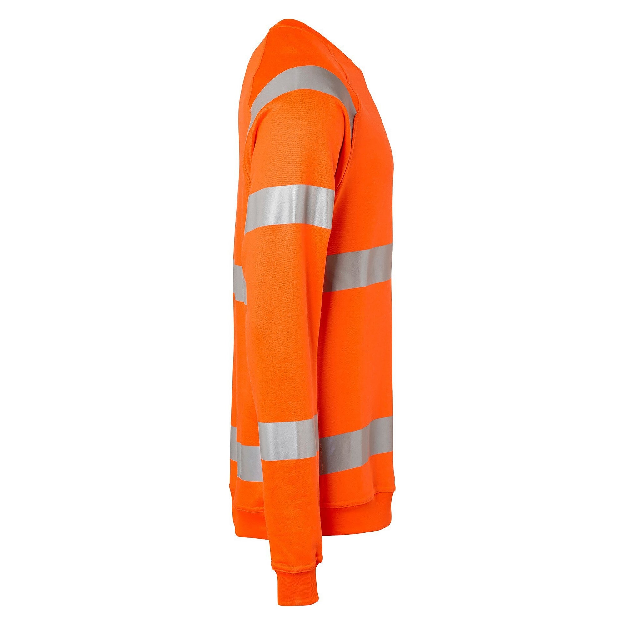 Sweat-shirt haute visibilité 169 col rond, EN ISO 20471, orange - Top Swede 1000726811