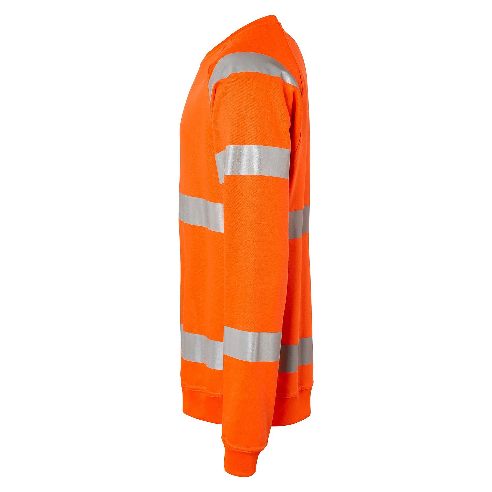Sweat-shirt haute visibilité 169 col rond, EN ISO 20471, orange - Top Swede 1000726811