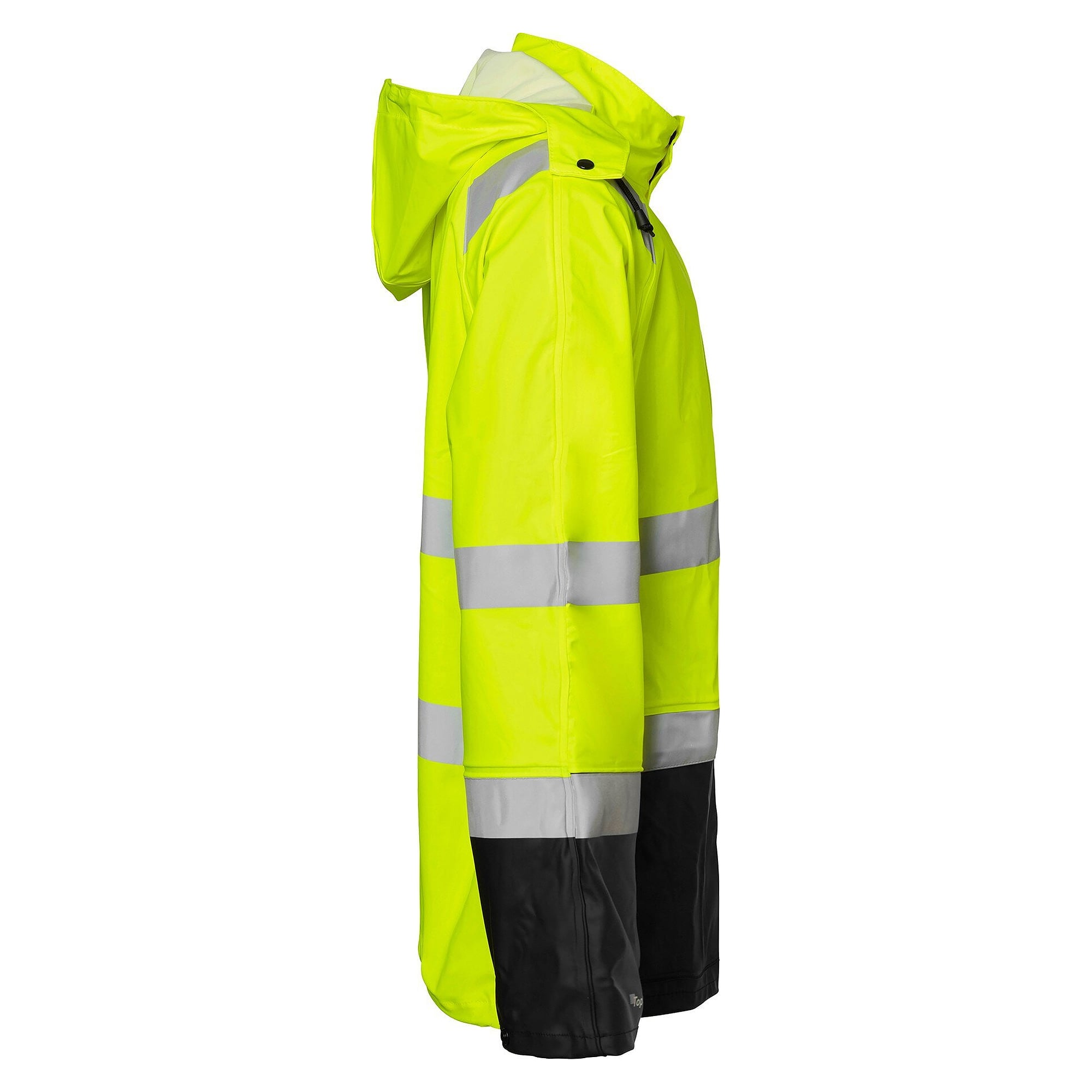 Veste de pluie haute visibilité stretch 180, EN 343 3/1, EN ISO 20471 cl. 3, jaune/noir - Top Swede 1000732982