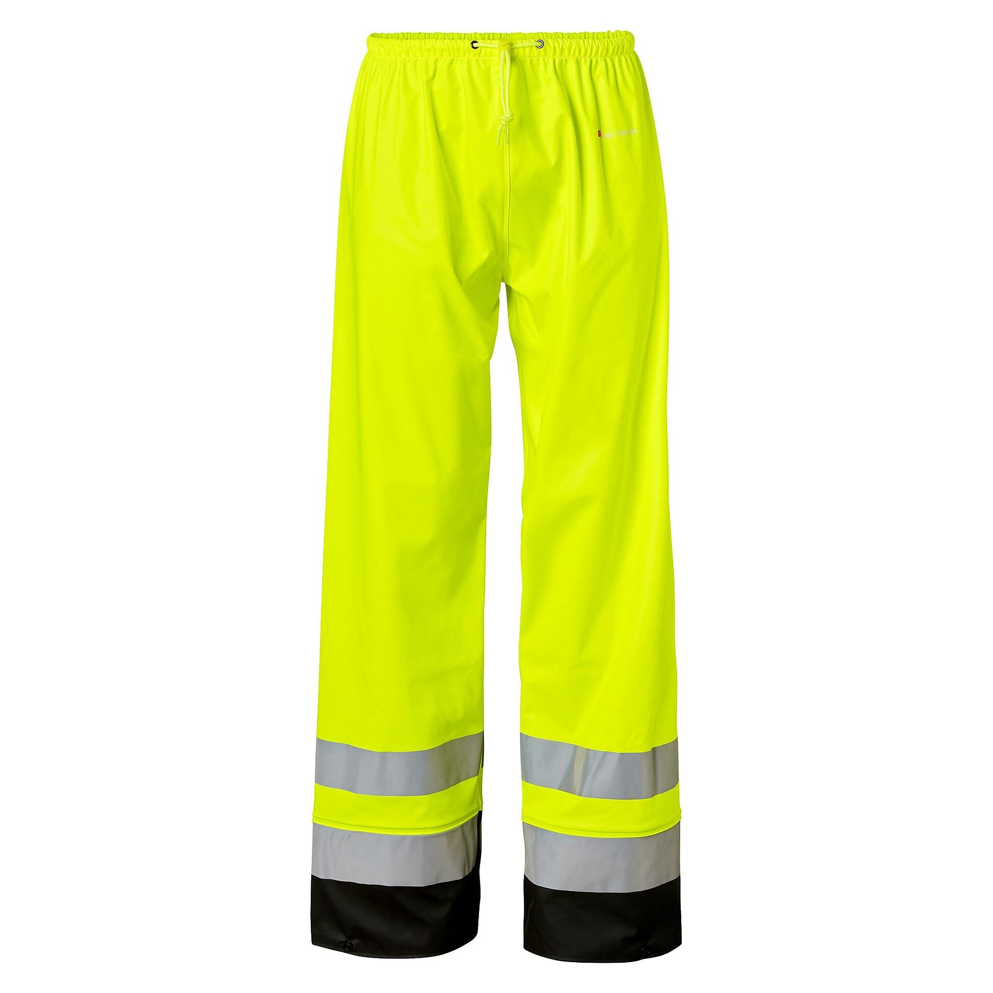 Warnschutz-Regenhose 182 lang, Stretch, EN ISO 20471 Klasse 2, EN 343 3/1, warngelb/schwarz - Top Swede 1000734982