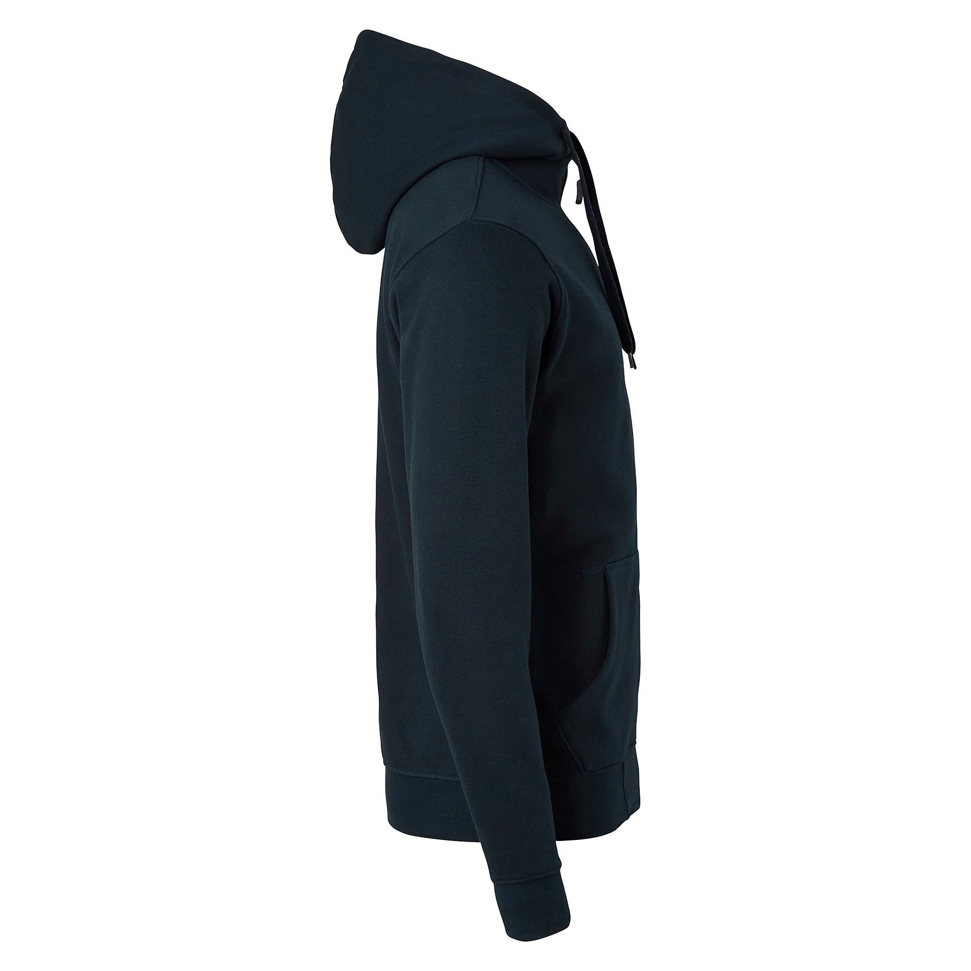 Veste sweat à capuche homme 185 à zip intégral, capuche fixe et poches, bleu marine - Top Swede 1000735403