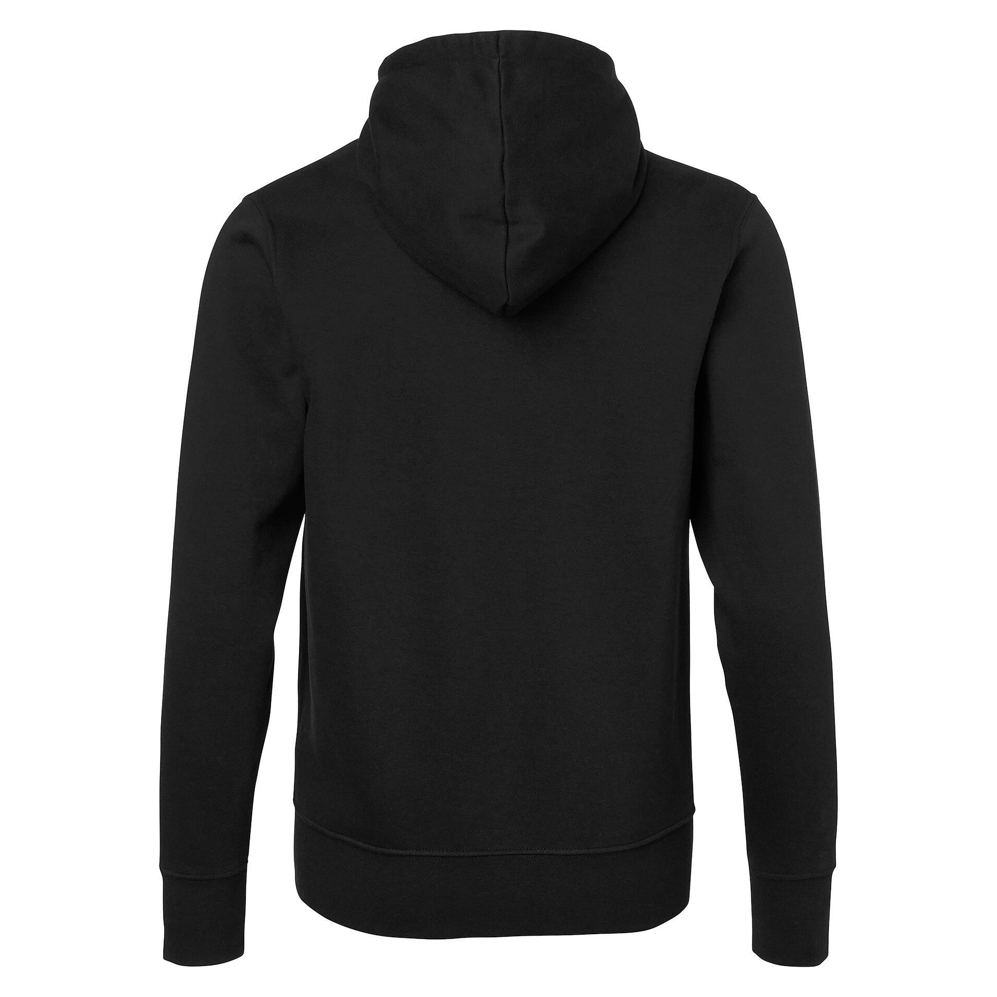 Damen-Kapuzensweatjacke 186 mit Full-Zip, fester Kapuze und Seitentaschen, schwarz - Top Swede 1000736001