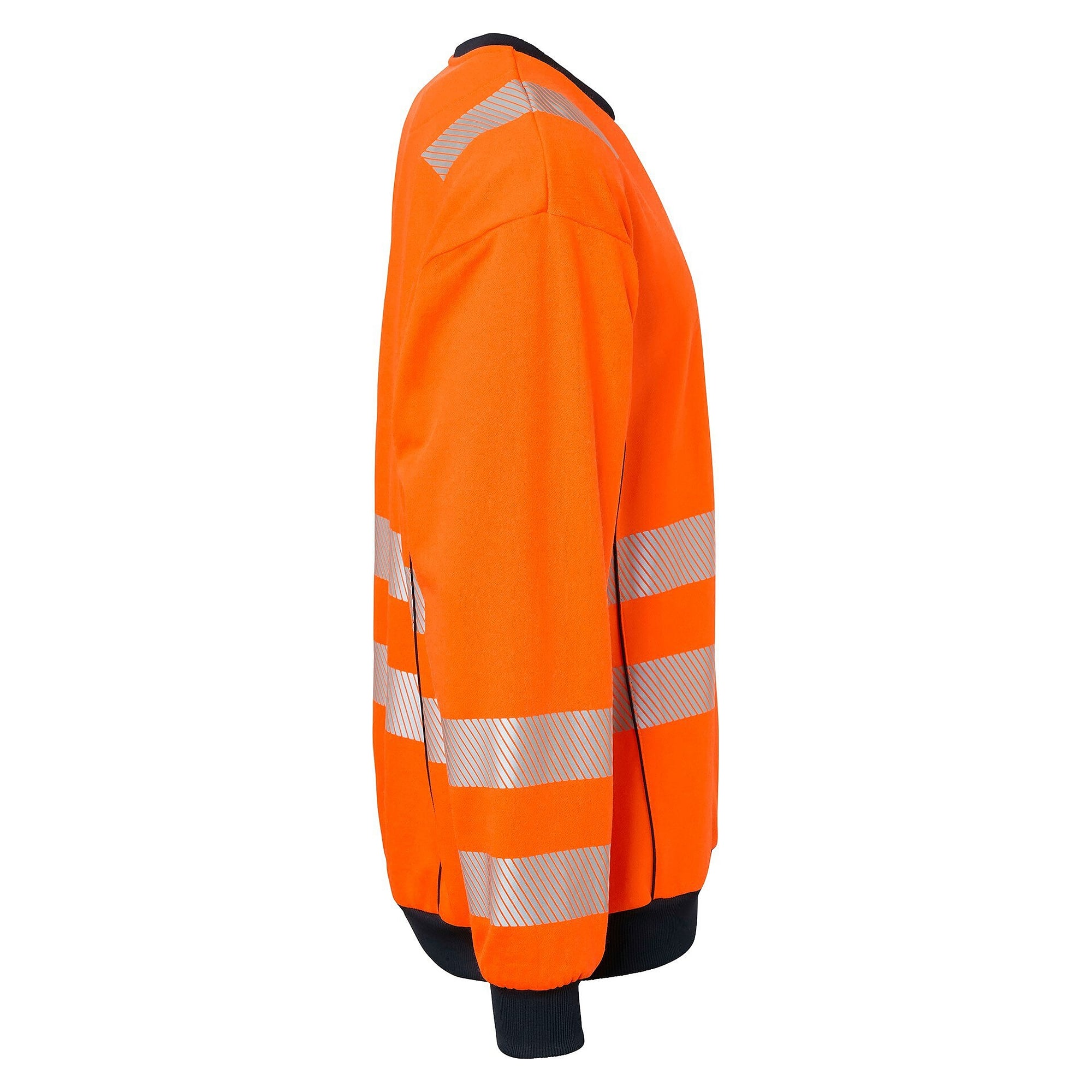 Sweat-shirt haute visibilité 1929 polyester-coton, EN ISO 20471 classe 3, orange fluo - Top Swede 1000740811