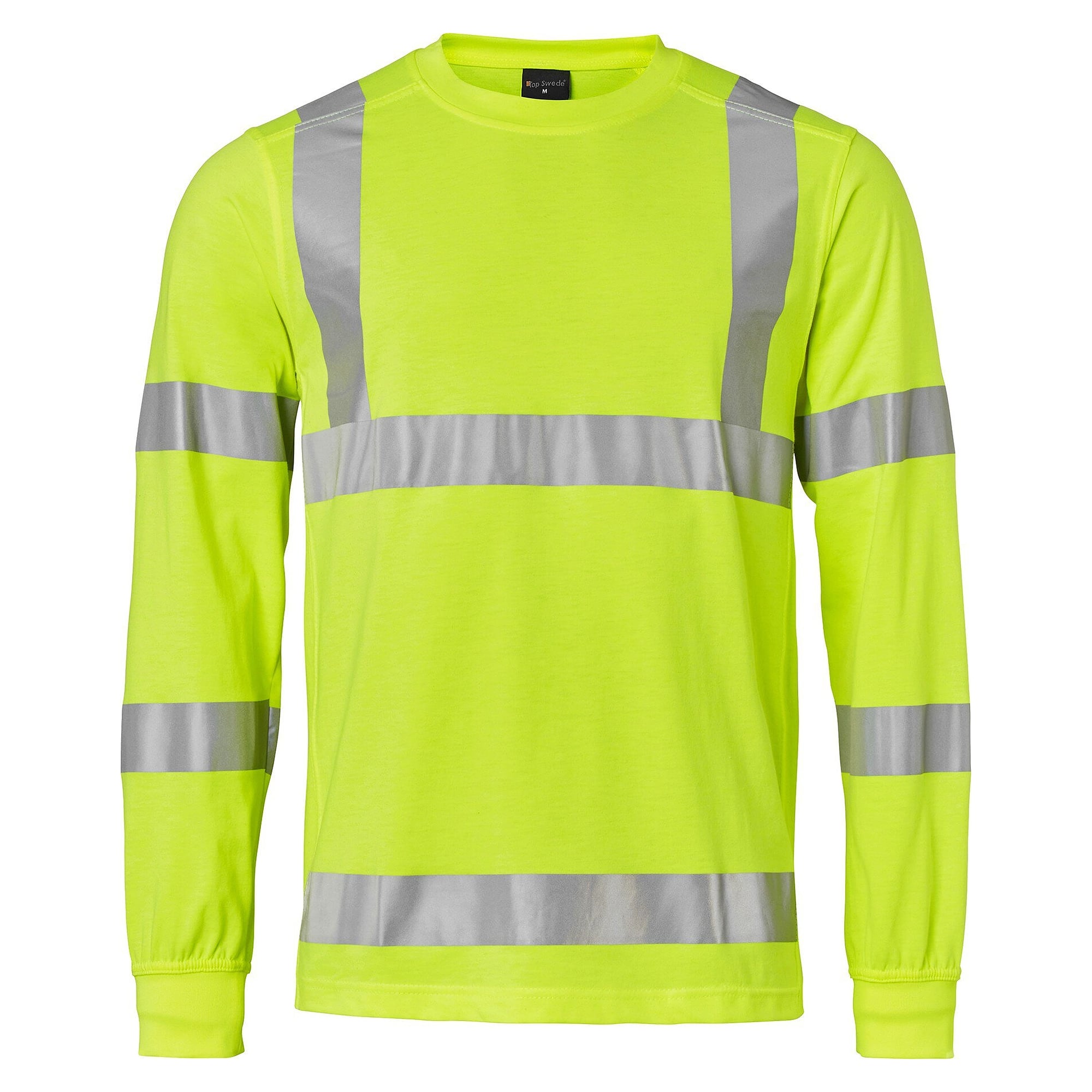 T-shirt manches longues haute visibilité 259 EN ISO 20471 classe 3 à réflecteurs, jaune fluo - Top Swede 1000853712