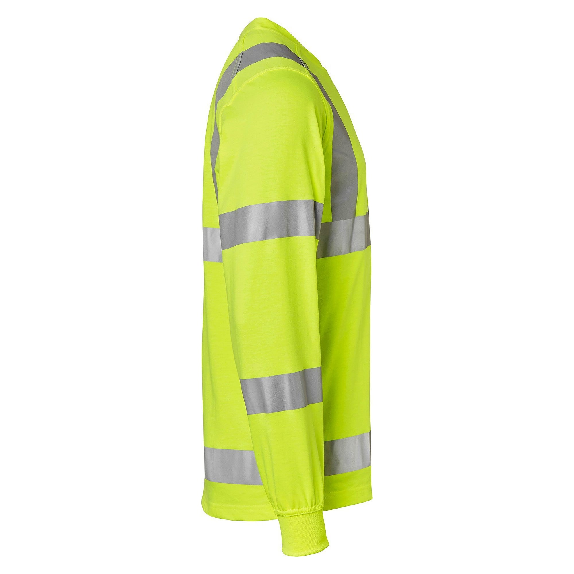 Hi-vis long-sleeve T-shirt 259 to EN ISO 20471 class 3 with reflectors, fluorescent yellow - Top Swede 1000853712