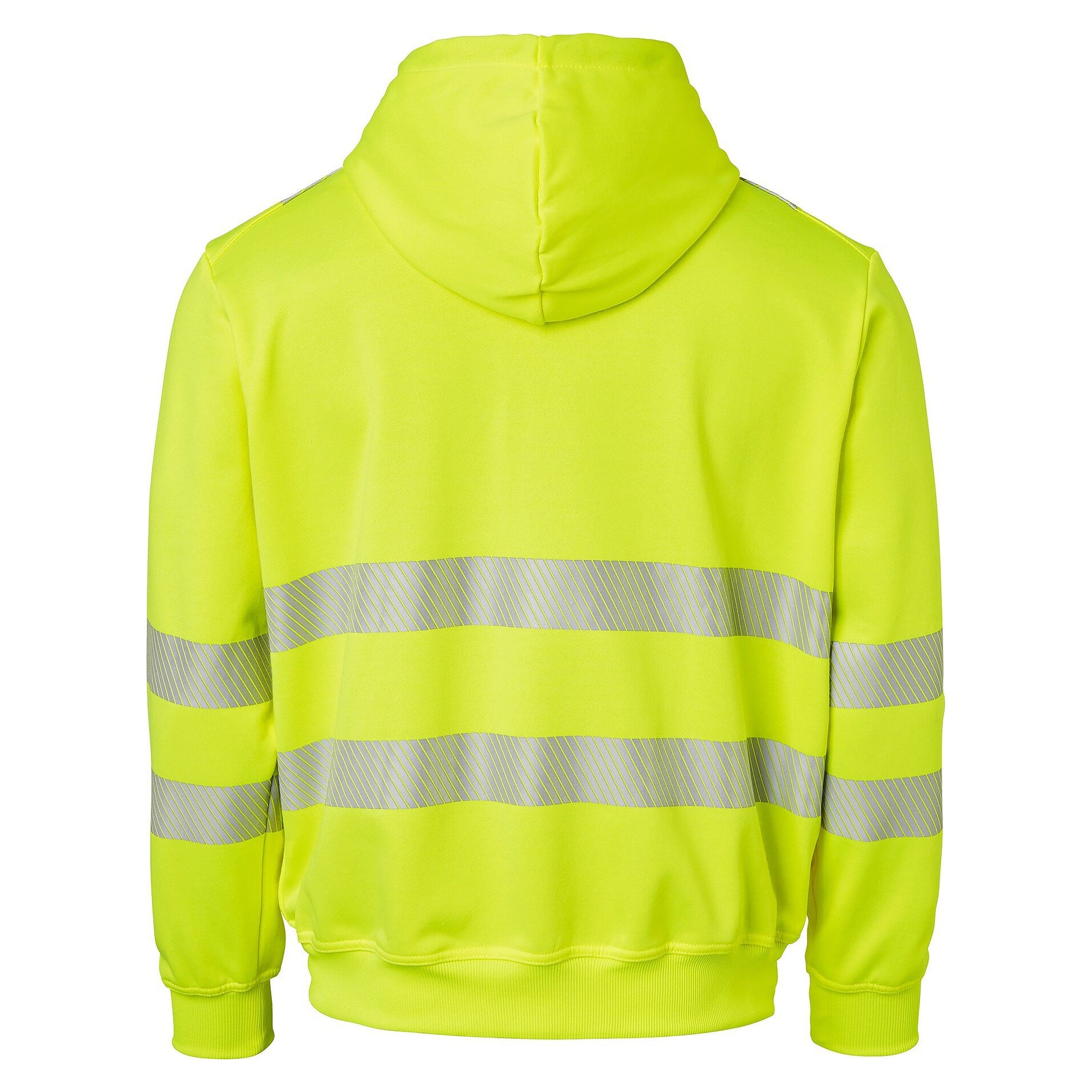 Sweat à capuche zippé haute visibilité 271 à réflecteurs stretch, jaune fluo - Top Swede 1000863712