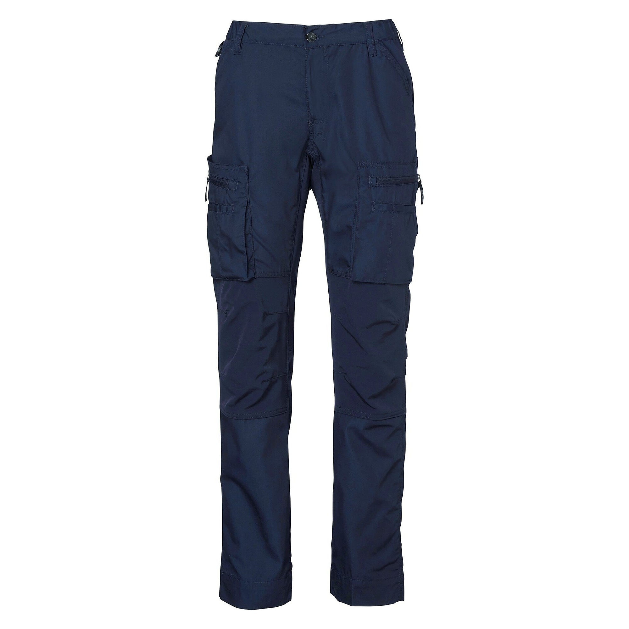 Damen-Arbeitshose 301 aus Stretch mit vorgeformten Knien und Beintaschen, marineblau - Top Swede 1000875403