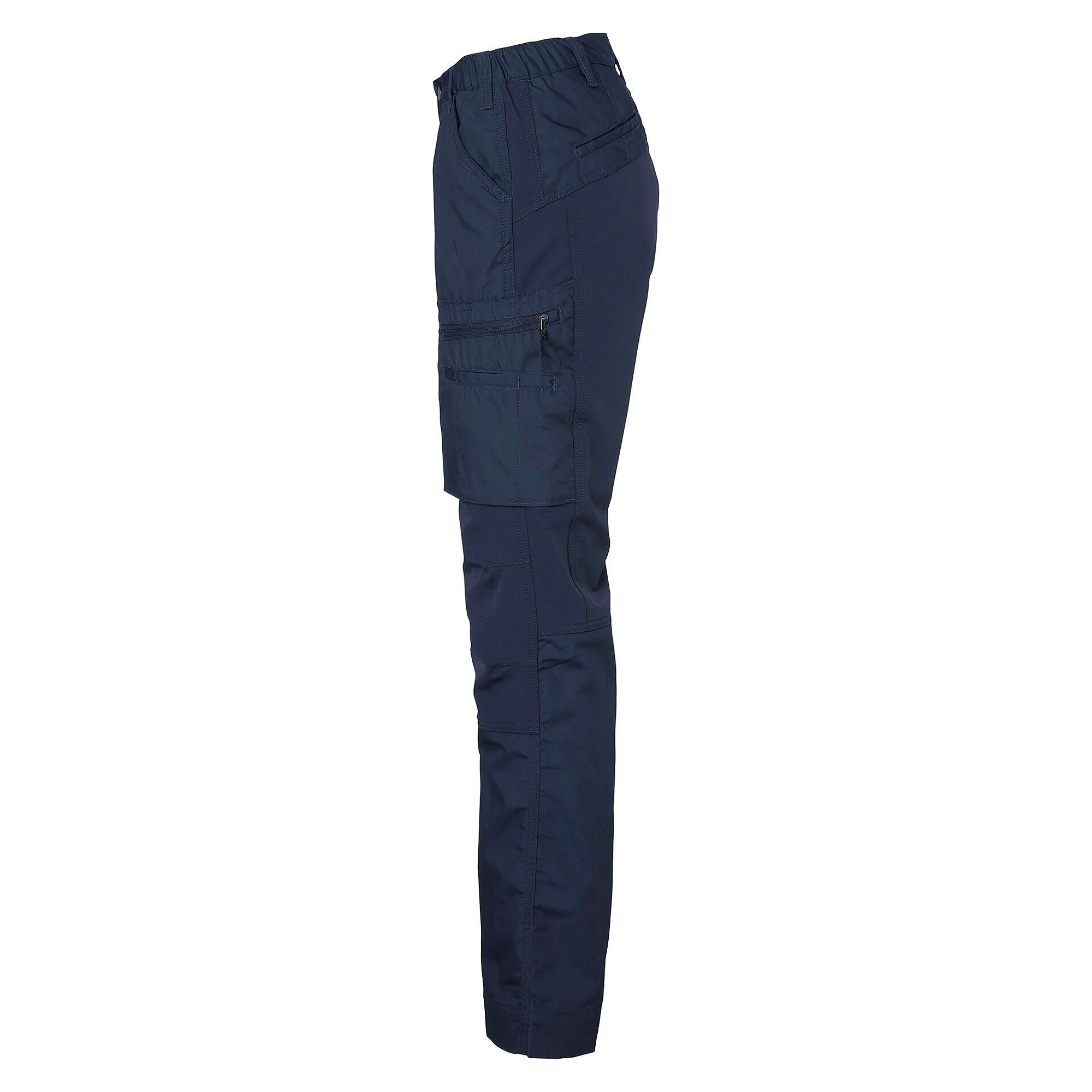 Damen-Arbeitshose 301 aus Stretch mit vorgeformten Knien und Beintaschen, marineblau - Top Swede 1000875403