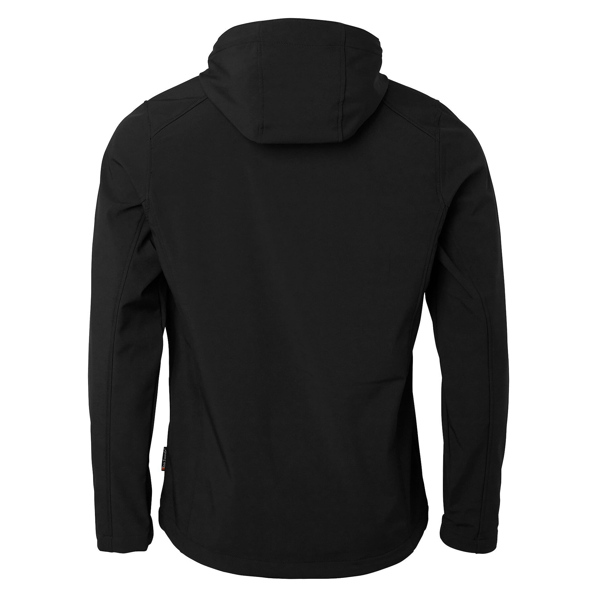 Dreilagige Softshelljacke Herren mit abnehmbarer Kapuze, schwarz - Top Swede 1000891001