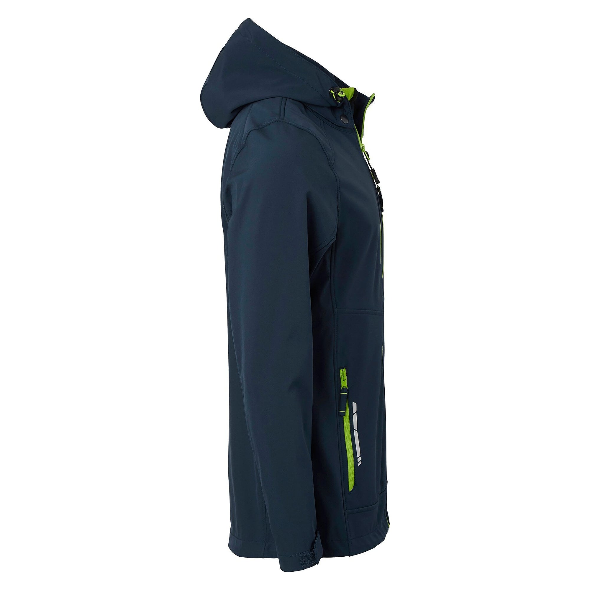 Dreilagige Softshelljacke Herren mit abnehmbarer Kapuze, navyblau - Top Swede 1000891403