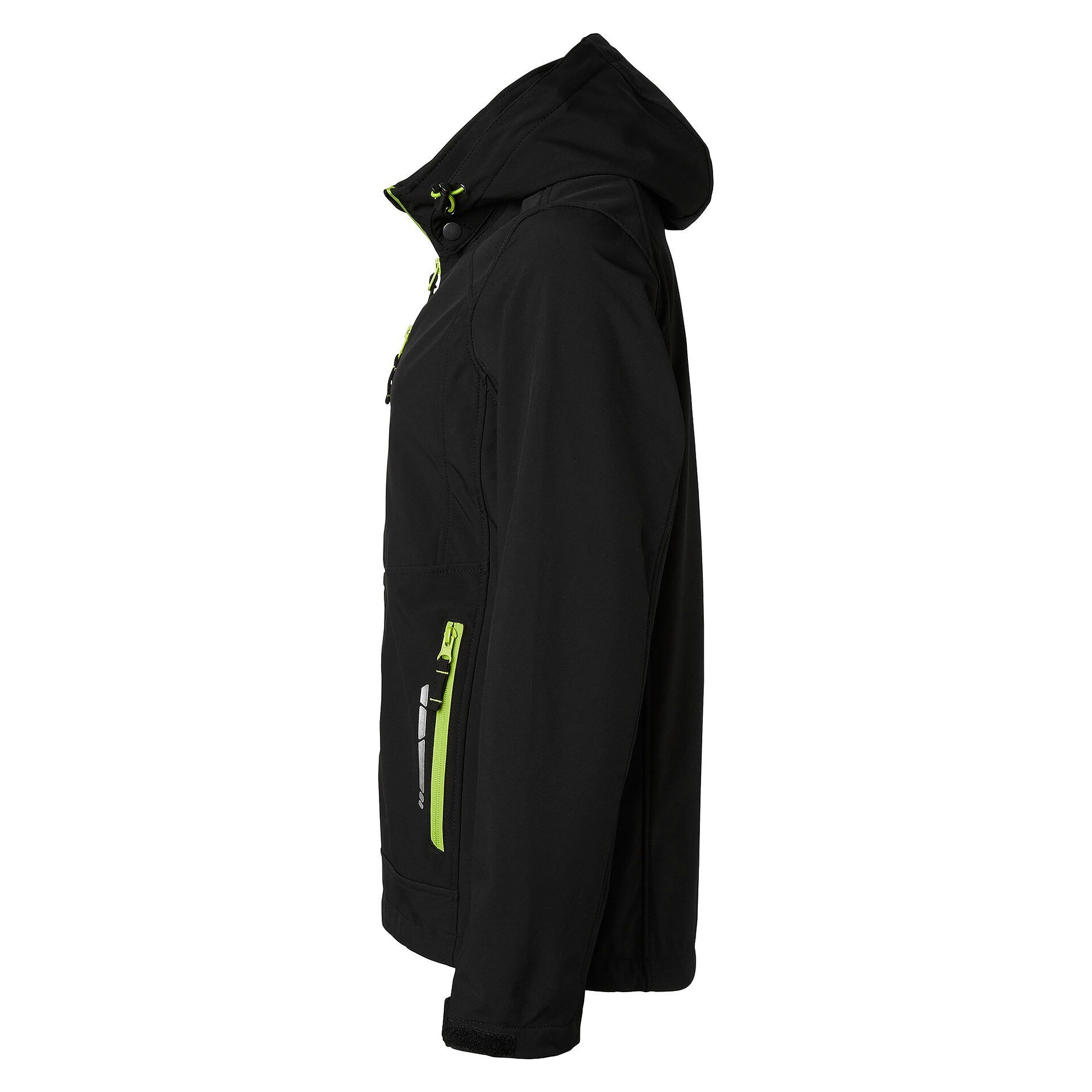 Veste softshell trois couches femme à capuche amovible, noir - Top Swede 1000892001