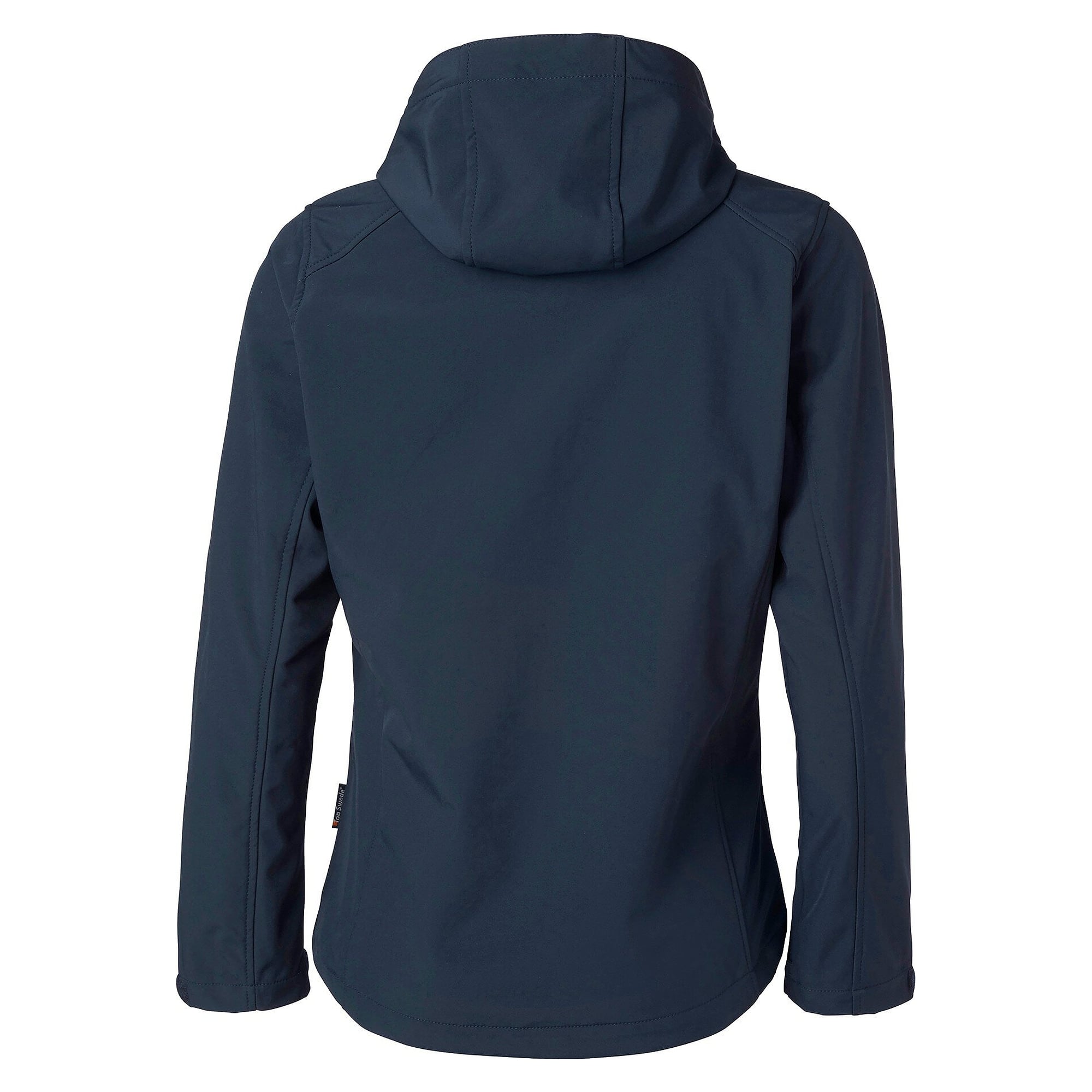 Dreilagige Softshelljacke Damen mit abnehmbarer Kapuze, navyblau - Top Swede 1000892403
