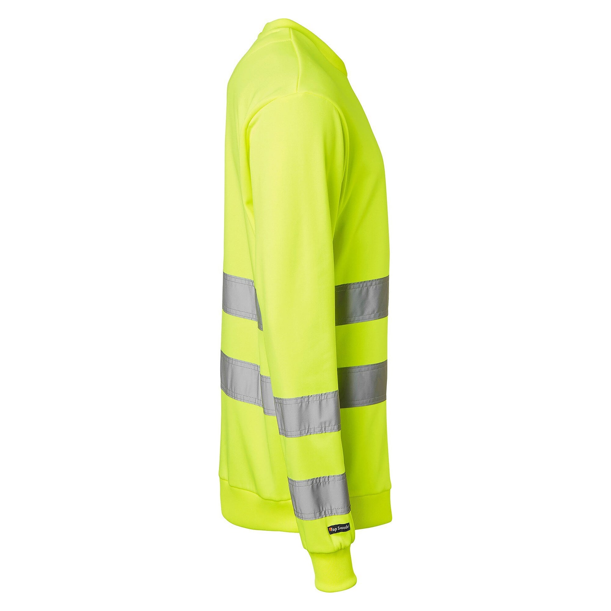 Sweat-shirt haute visibilité 4228 selon EN ISO 20471 classe 3 à poignets, jaune fluo - Top Swede 1000917712