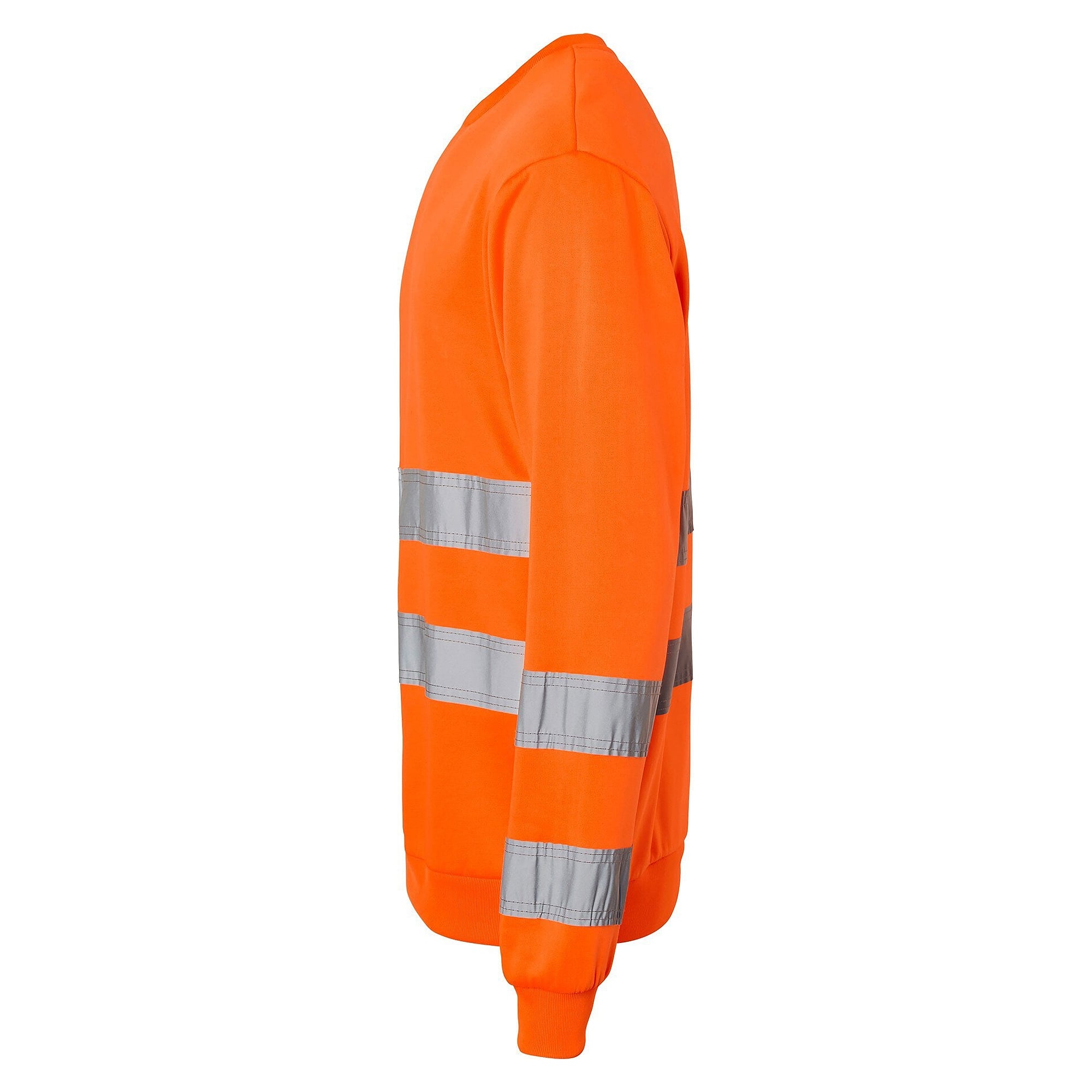 Warnschutz-Sweatshirt 4228 nach EN ISO 20471 Klasse 3 mit Bündchen, fluoreszierend orange - Top Swede 1000917811