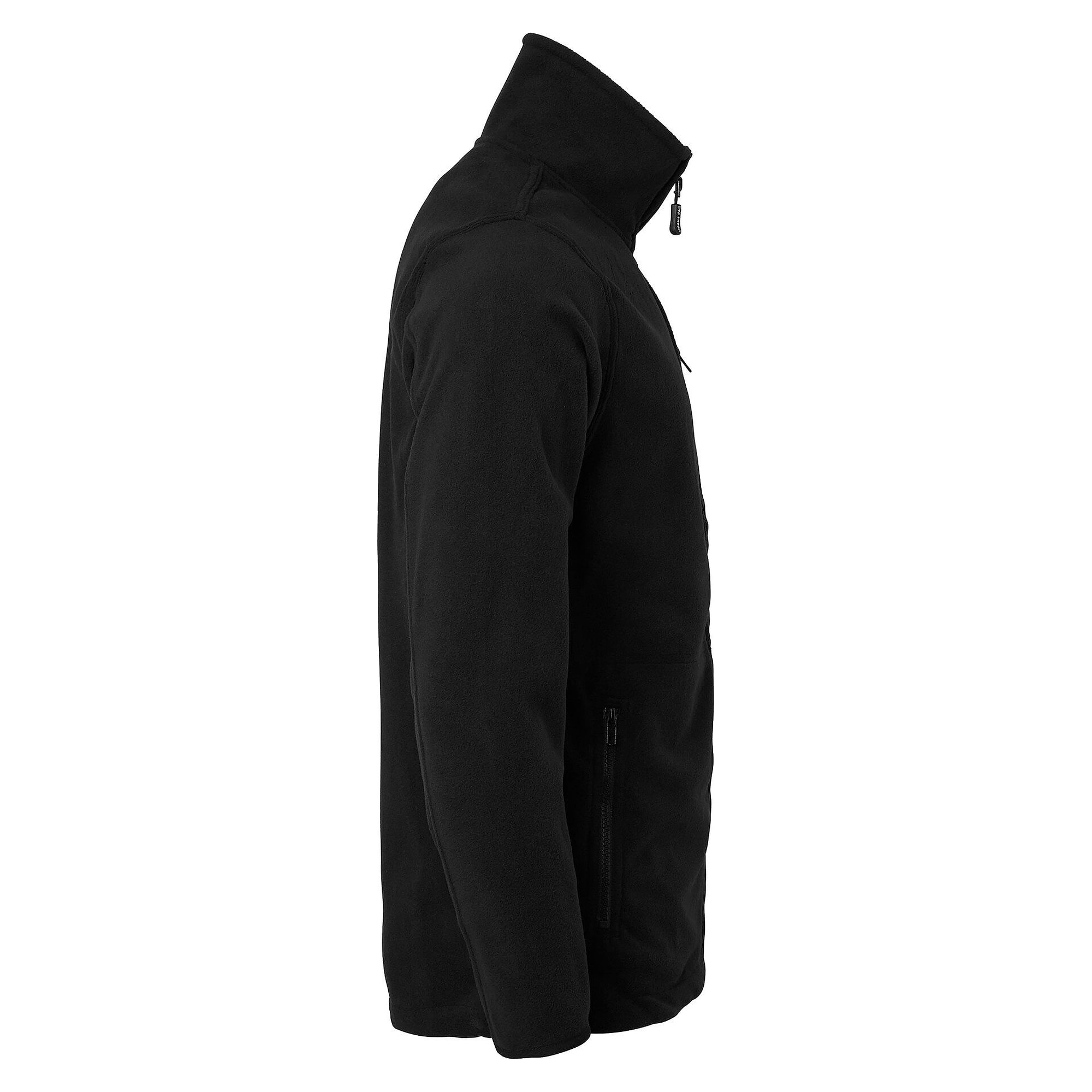 Veste polaire unisexe 4642 avec poche poitrine et deux poches zippées, noire - Top Swede 1000923001
