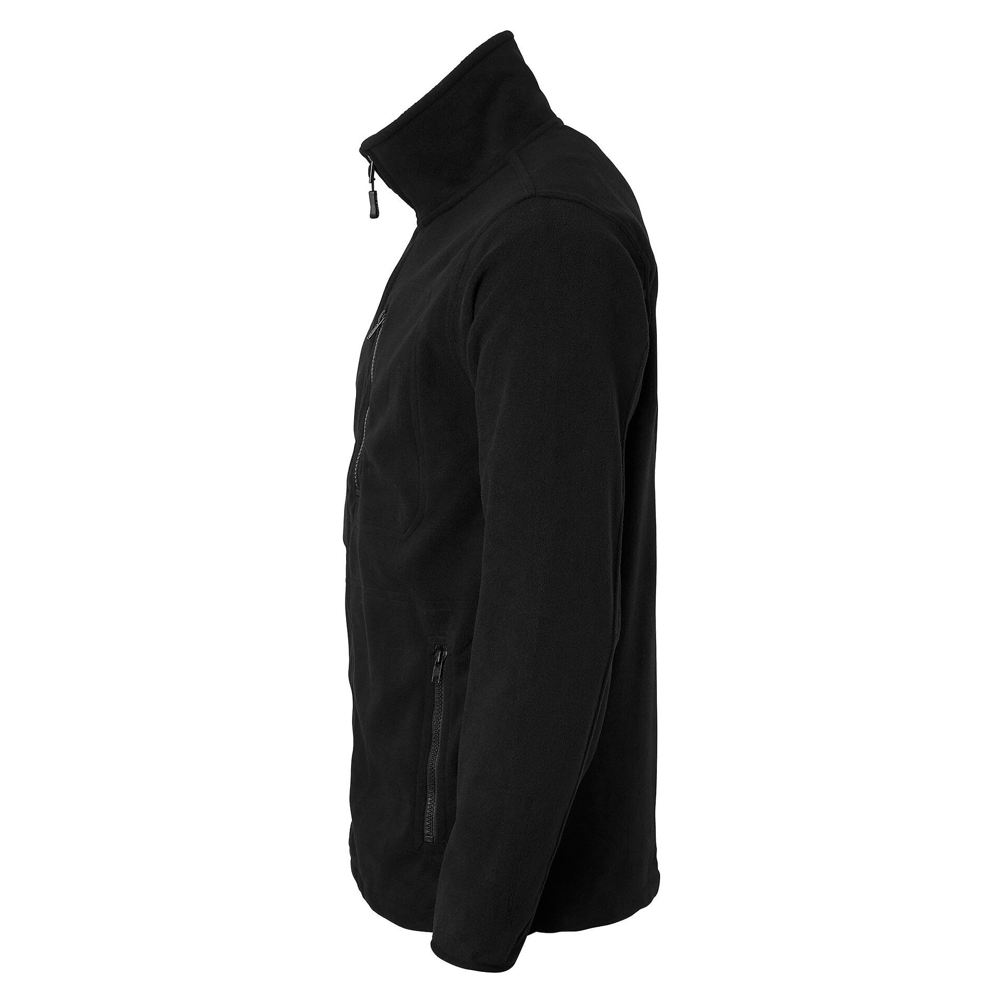 Veste polaire unisexe 4642 avec poche poitrine et deux poches zippées, noire - Top Swede 1000923001