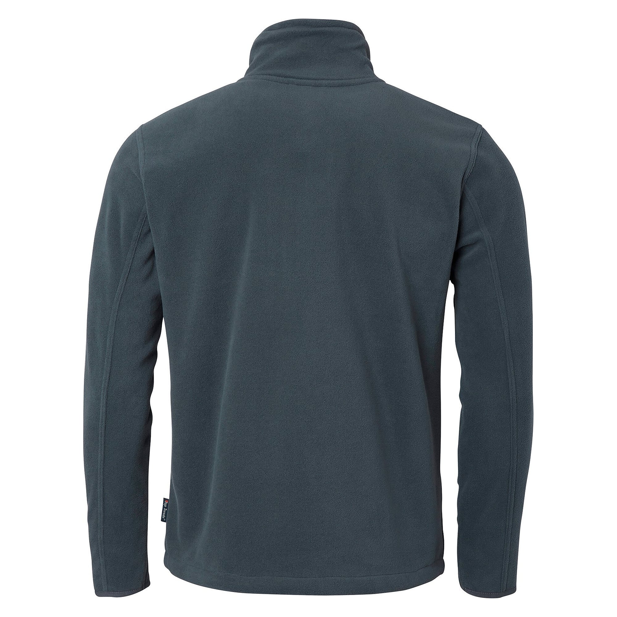 4642 unisex fleece jacket with chest pocket and two zipped front pockets, dark grey - Top Swede 1000923021