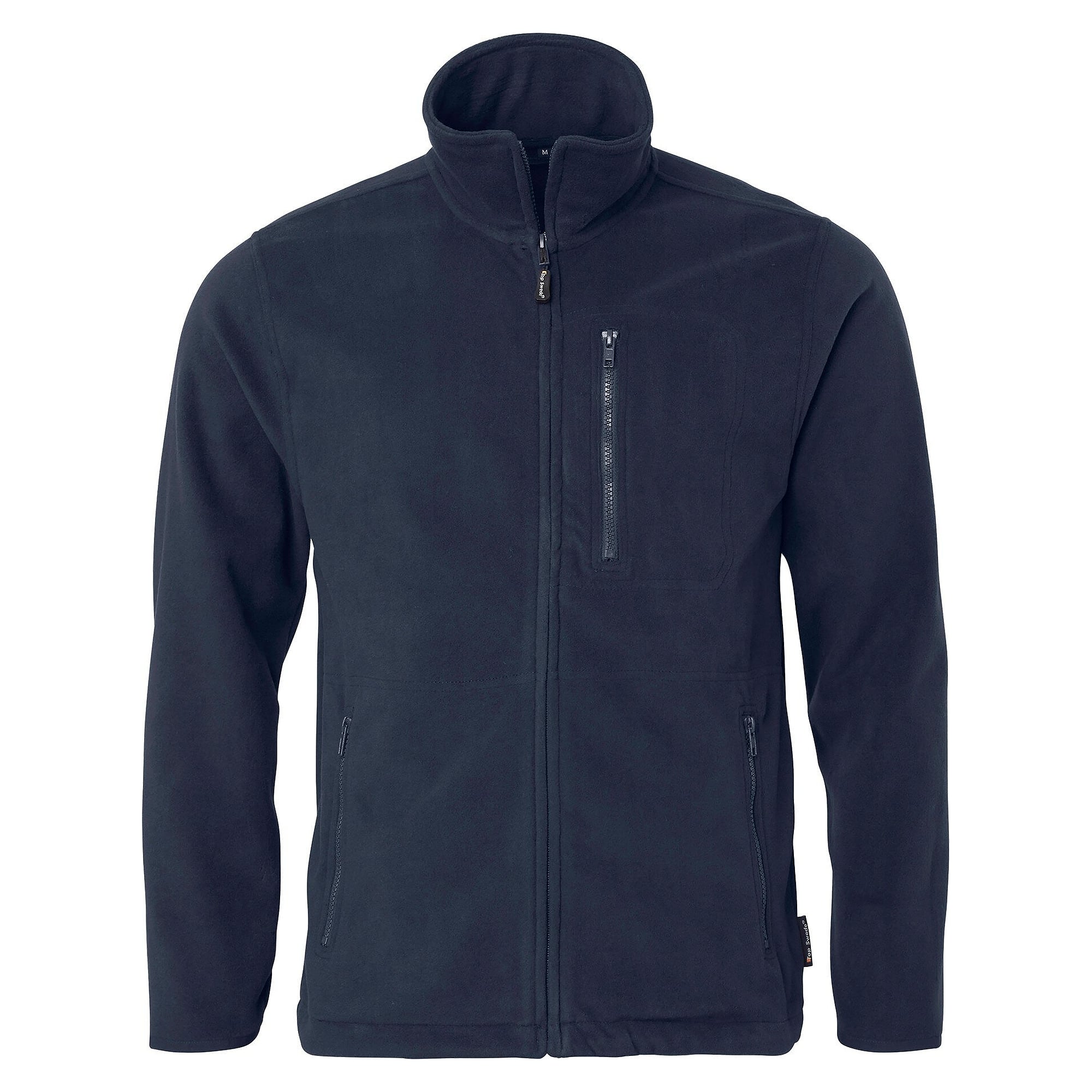 Veste polaire unisexe 4642 avec poche poitrine et deux poches zippées, bleu marine - Top Swede 1000923403