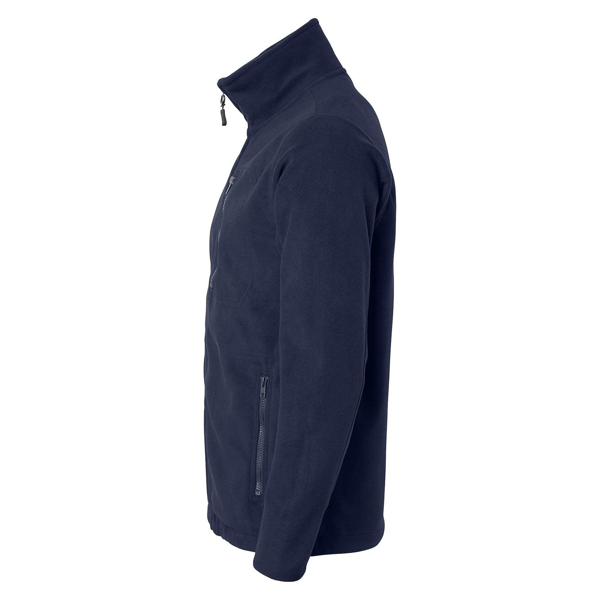 Veste polaire unisexe 4642 avec poche poitrine et deux poches zippées, bleu marine - Top Swede 1000923403