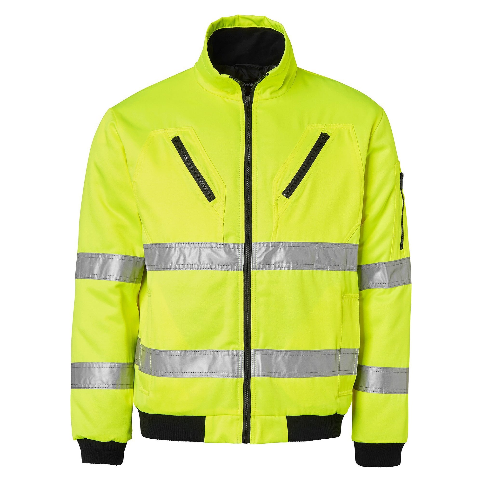 Warnschutz-Winterjacke 5016 nach EN ISO 20471 Klasse 3 mit Steppfutter, Warngelb - Top Swede 1000926712