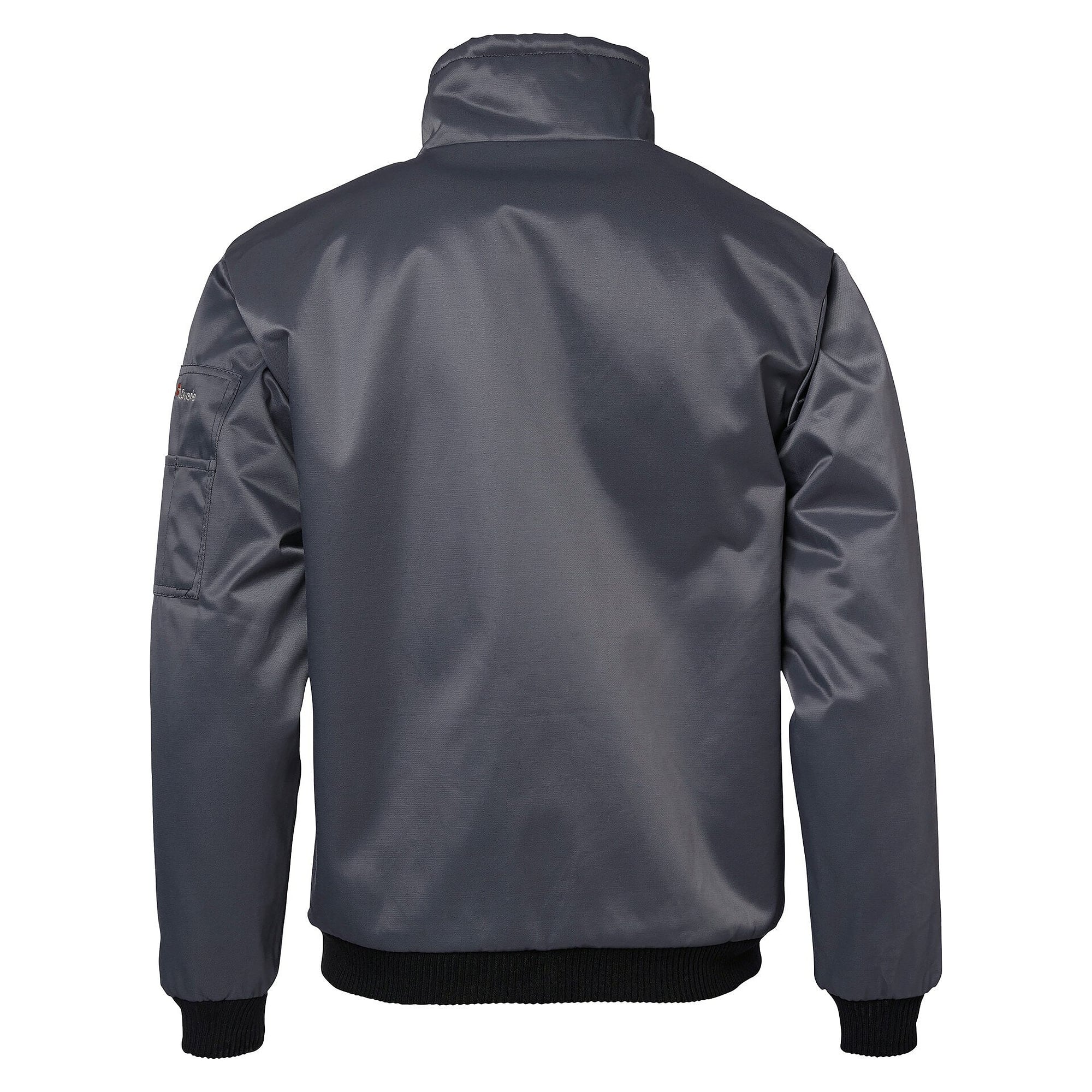 Veste d'hiver doublée 5026 style aviateur à sept poches, unisexe, gris foncé - Top Swede 1000928021
