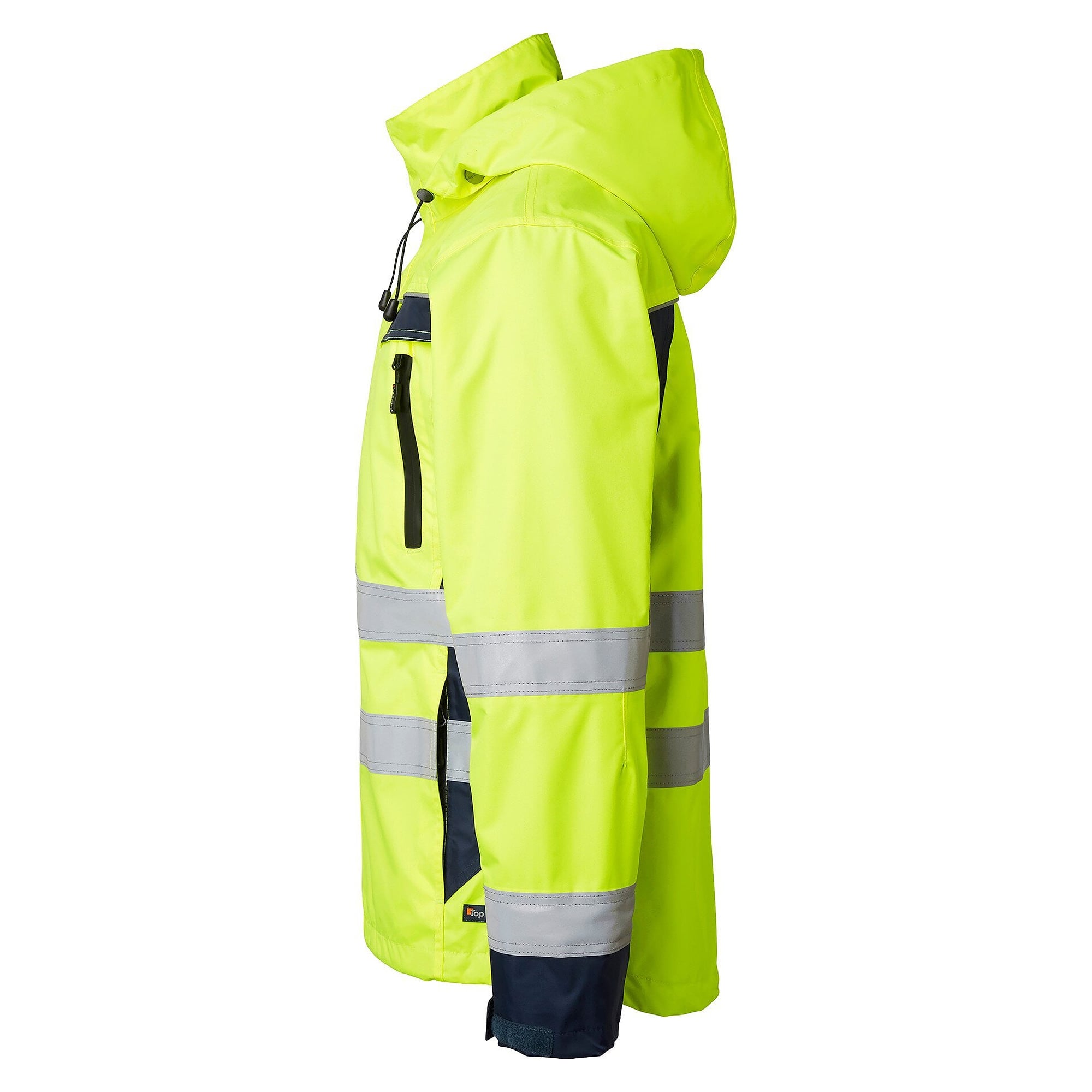 Veste shell haute visibilité 5217, EN ISO 20471 classe 3, jaune fluo et bleu marine - Top Swede 1000930983