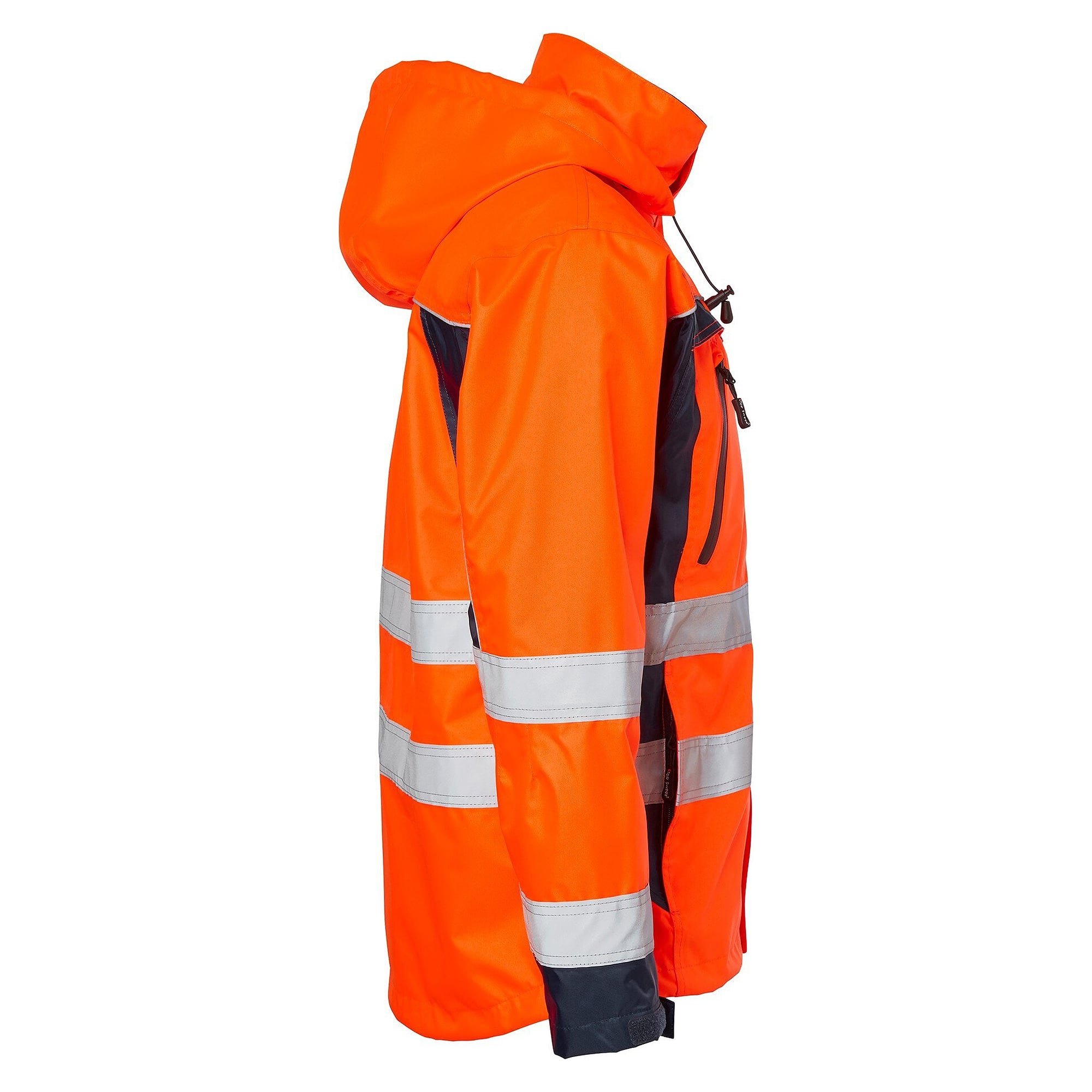 Veste shell haute visibilité 5217, EN ISO 20471 classe 3, orange fluo et bleu marine - Top Swede 1000930991