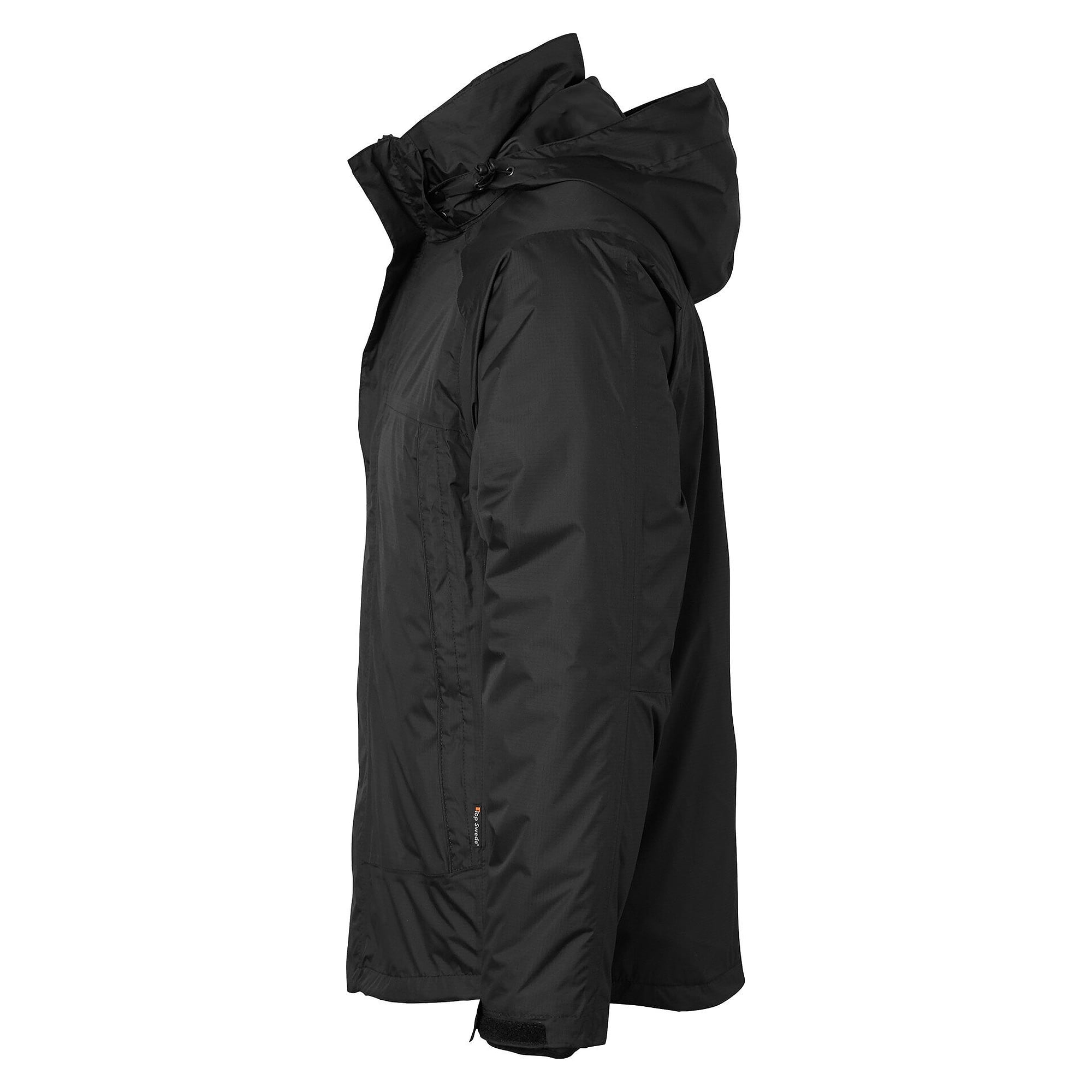 3-in-1-Arbeitsjacke 5520 Unisex schwarz, EN 343 Klasse 3, Innenjacke separat tragbar - Top Swede 1000933001