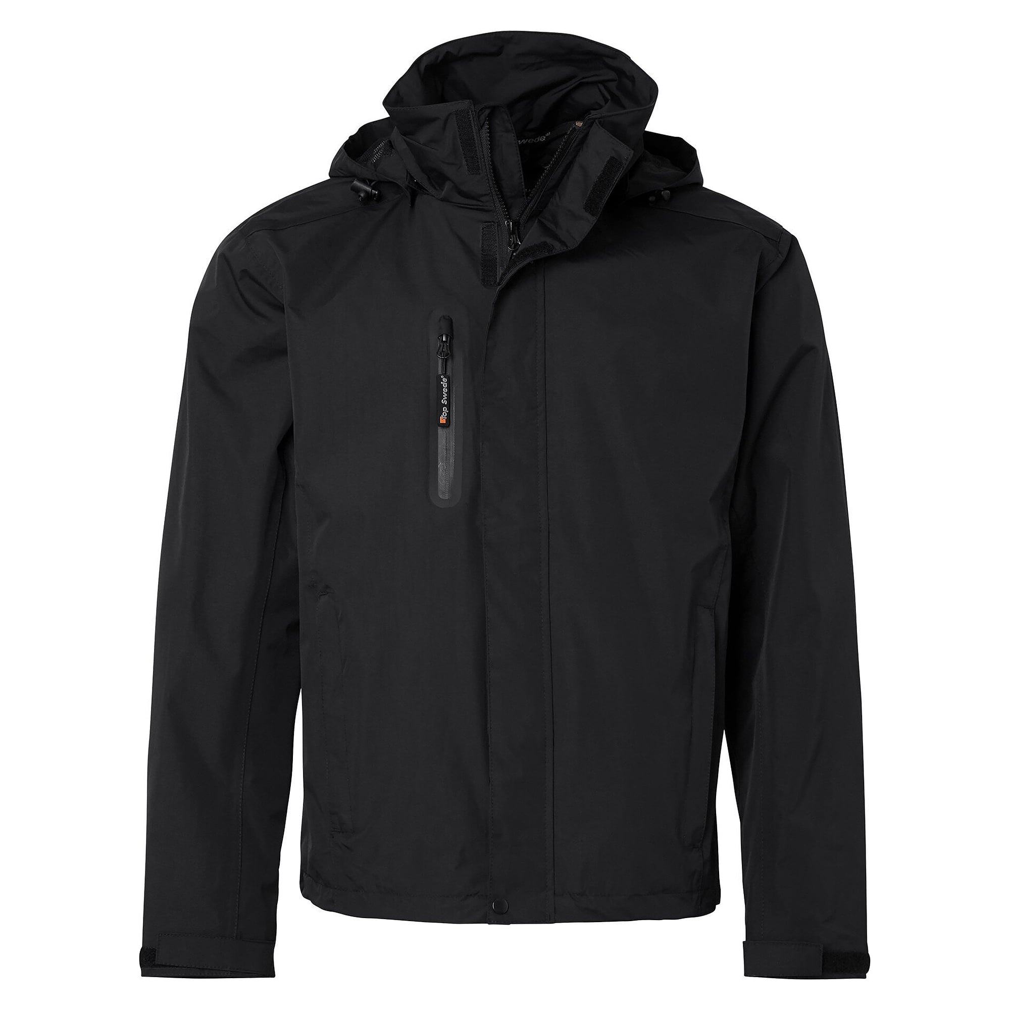 Veste shell homme 6520 coupe-vent et imperméable, EN 343 classe 3, coloris noir - Top Swede 1000979001