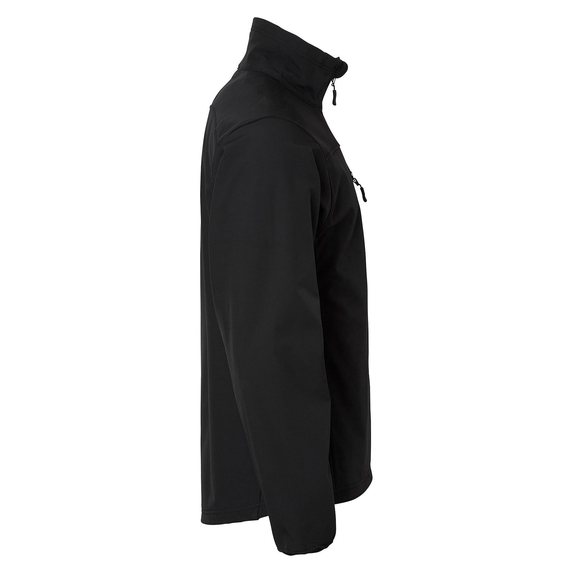 Softshelljacke 7621 aus 3-lagigem Laminat mit Fleece-Innenseite, wasserabweisend, schwarz - Top Swede 1000983001