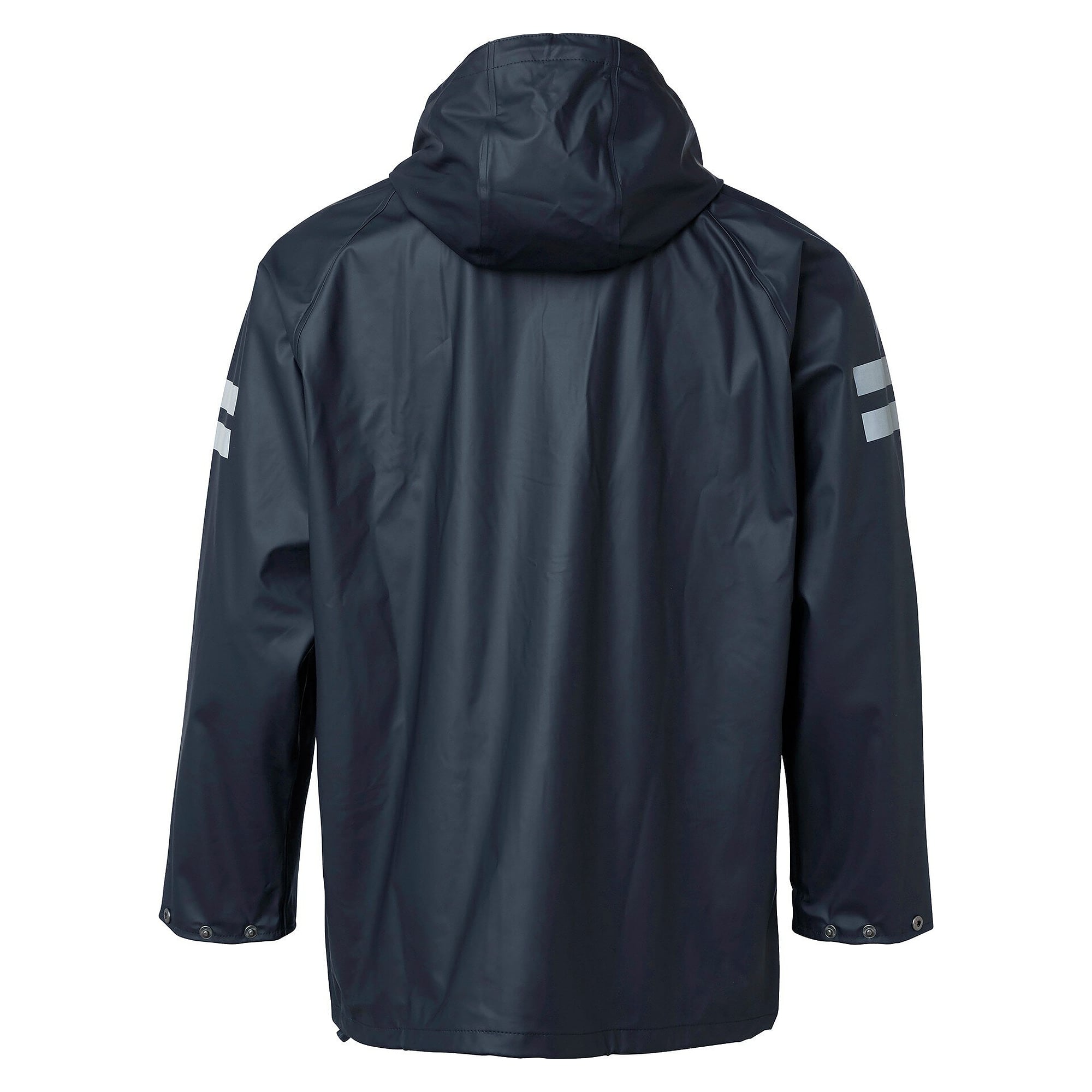 Veste de pluie 9195 stretch, 80 cm de long, coutures soudées, EN 343 3/1, bleu marine - Top Swede 1000991403