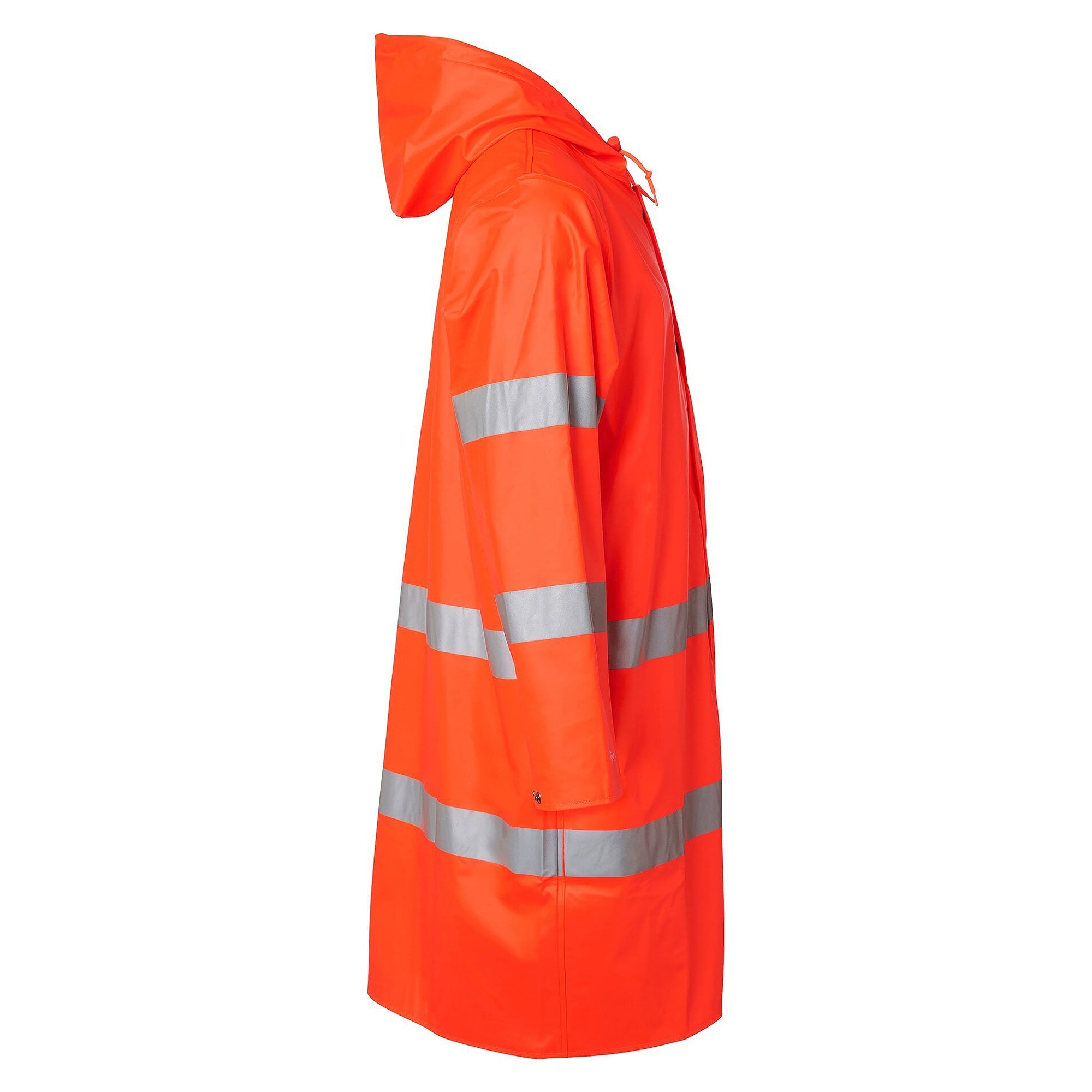Manteau de pluie haute visibilité 100 cm, EN ISO 20471 classe 3, orange fluorescent - Top Swede 1000993811